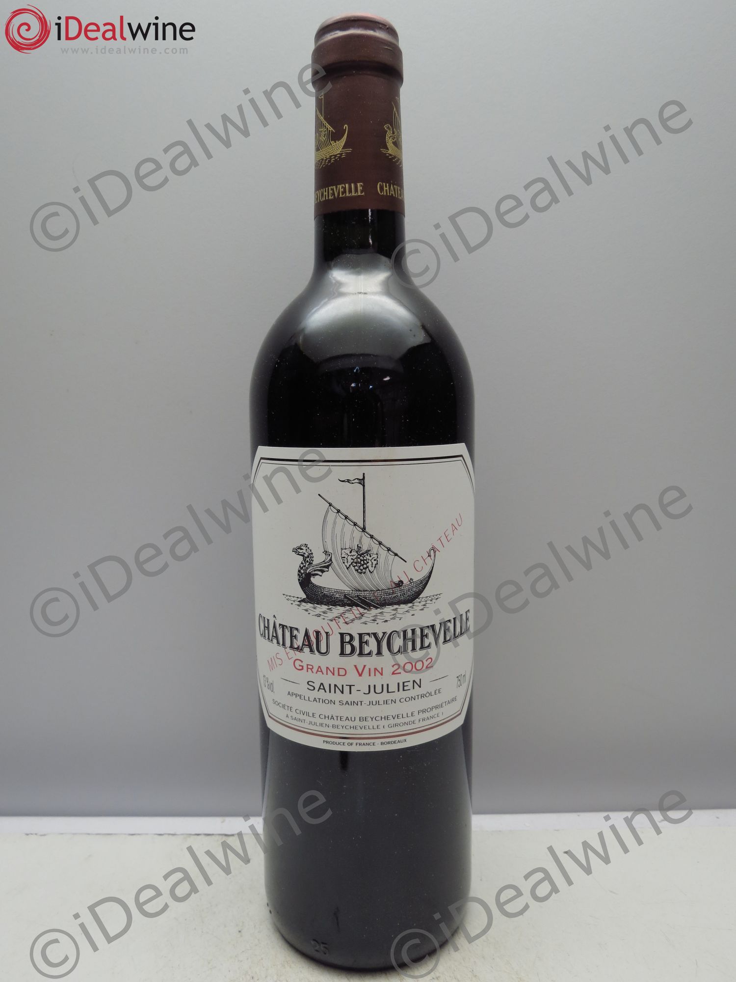 Château Beychevelle 4ème Grand Cru Classé 2002 - Lot de 12 bouteilles - 0