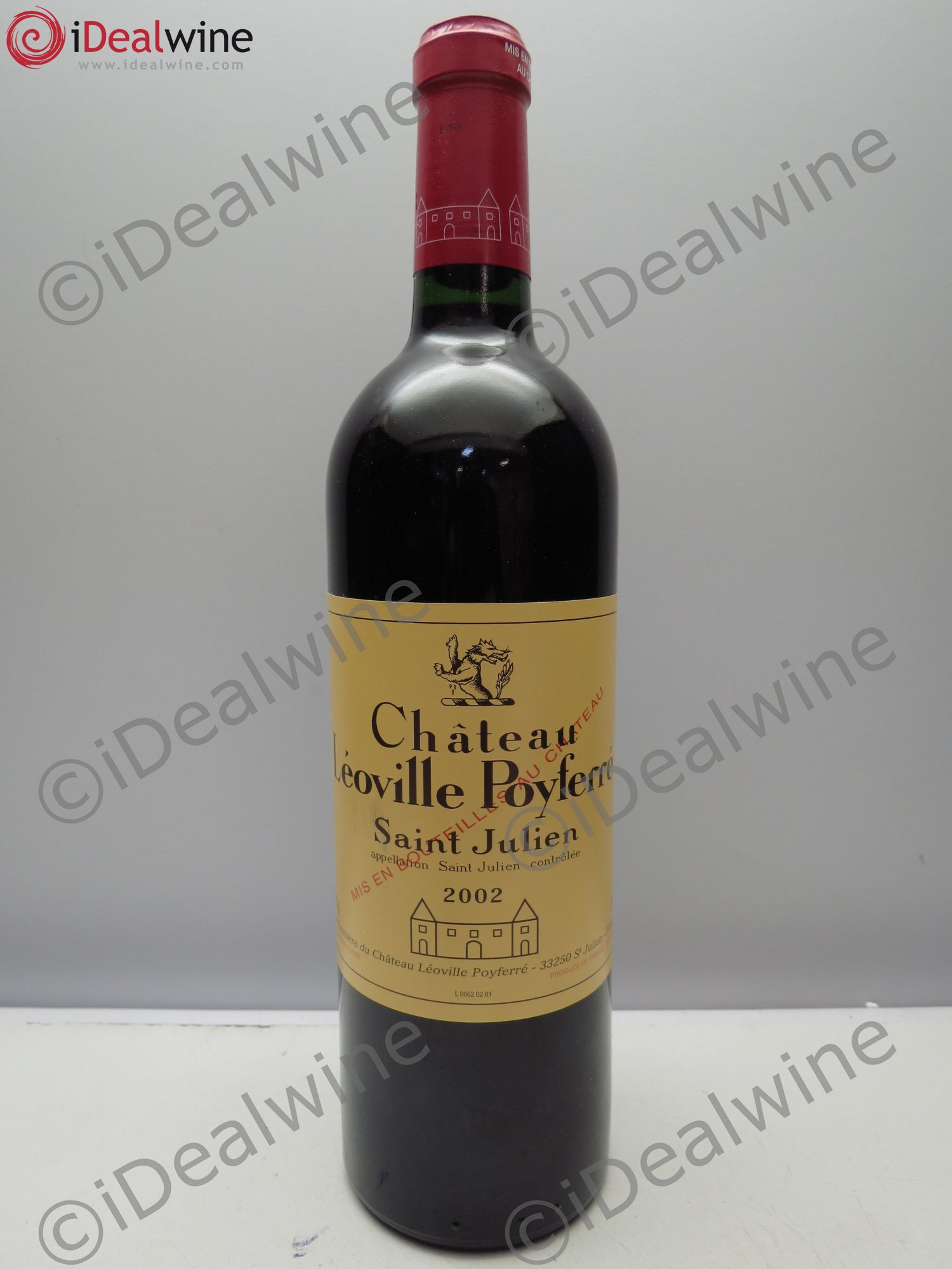 Château Léoville Poyferré 2ème Grand Cru Classé 2002 - Lot de 12 bouteilles - 0