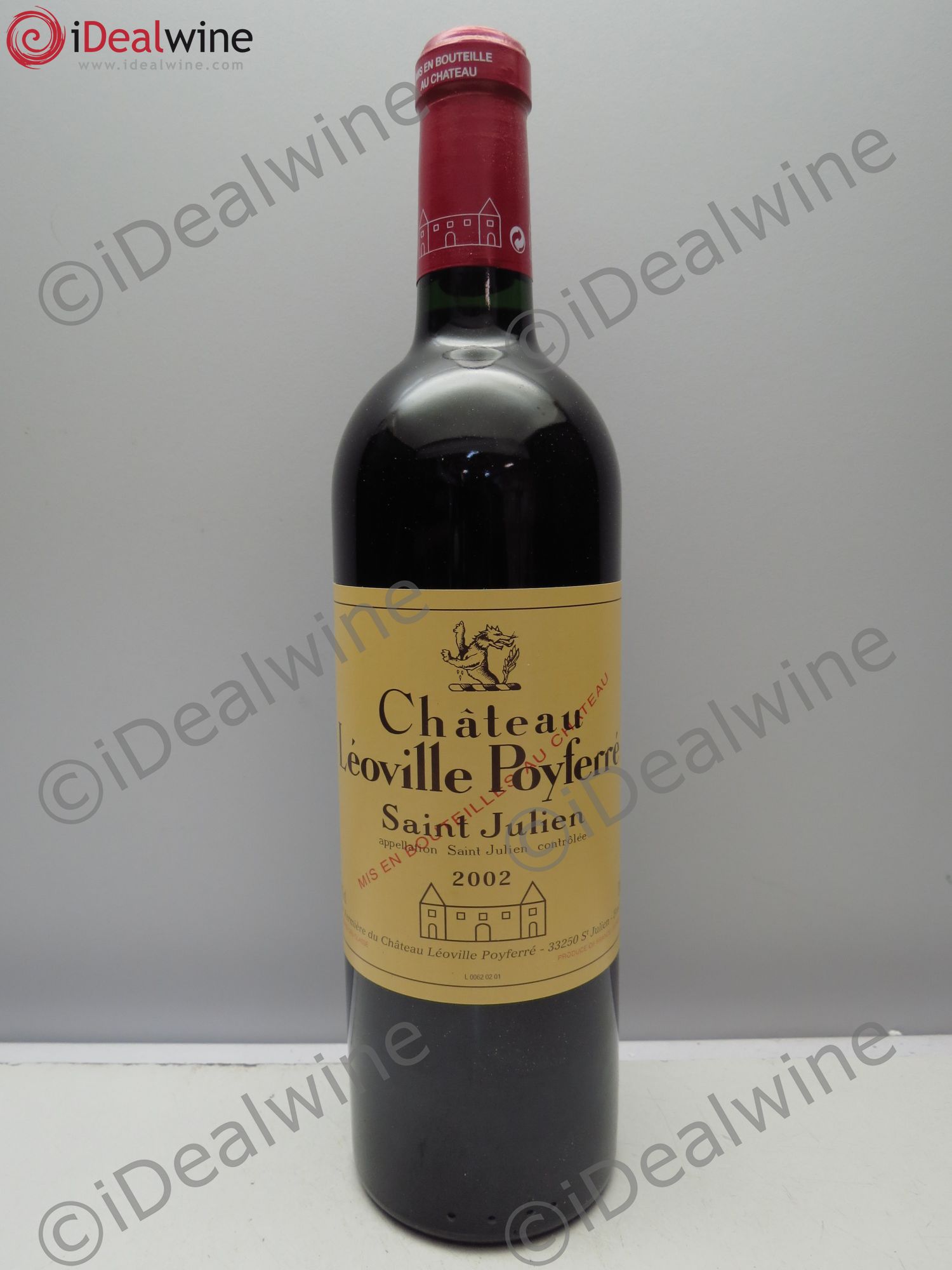 Château Léoville Poyferré 2ème Grand Cru Classé 2002 - Lot de 6 bouteilles - 0
