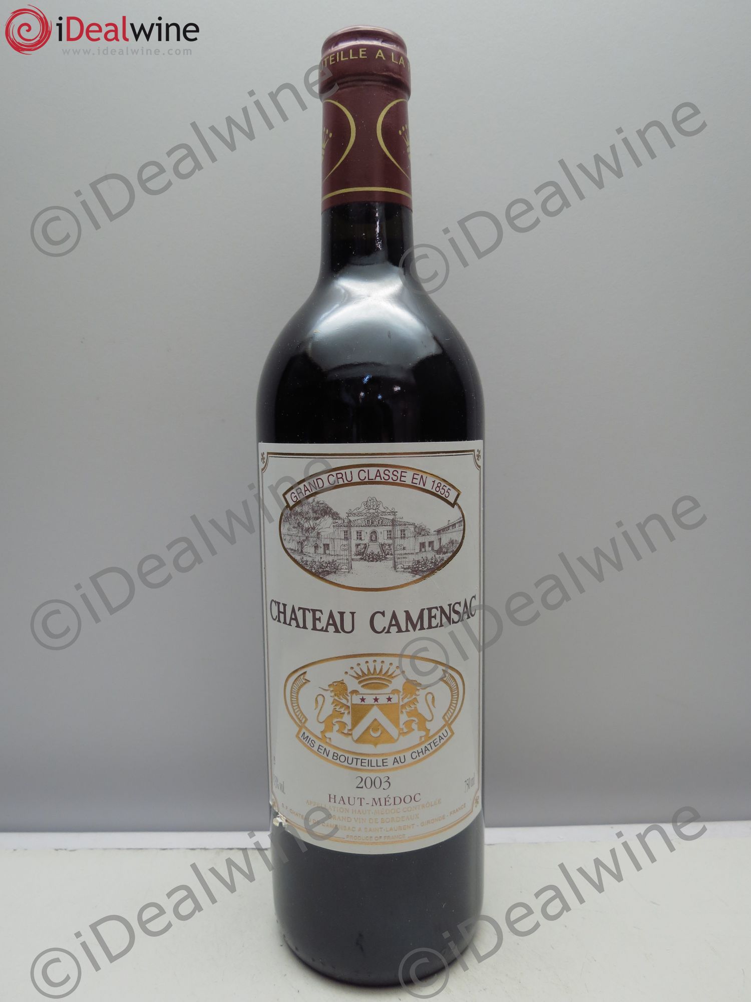 Château Camensac 5ème Grand Cru Classé 2003 - Lot de 12 bouteilles - 0