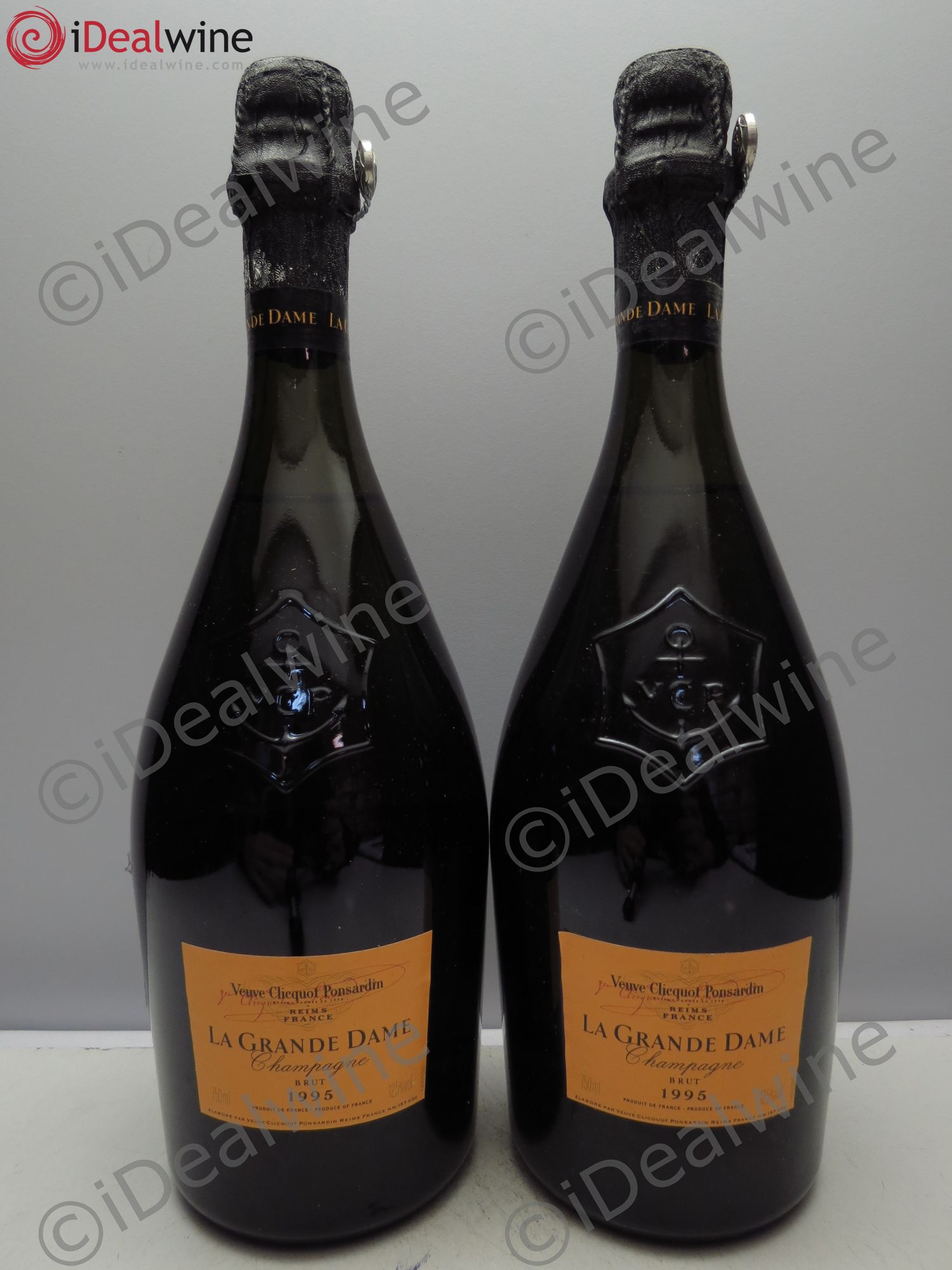 La Grande Dame Veuve Clicquot 1995 - Lot de 2 bouteilles - 0