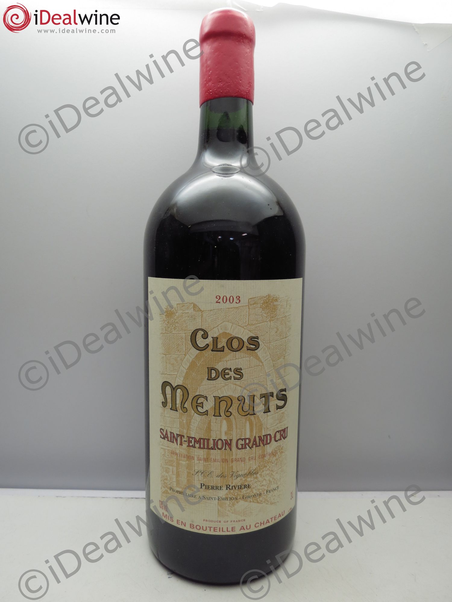 Saint-Émilion Clos des Menuts (sans prix de reserve/no reserve) 2003 - Posten von 1 Doppel-Magnum - 0