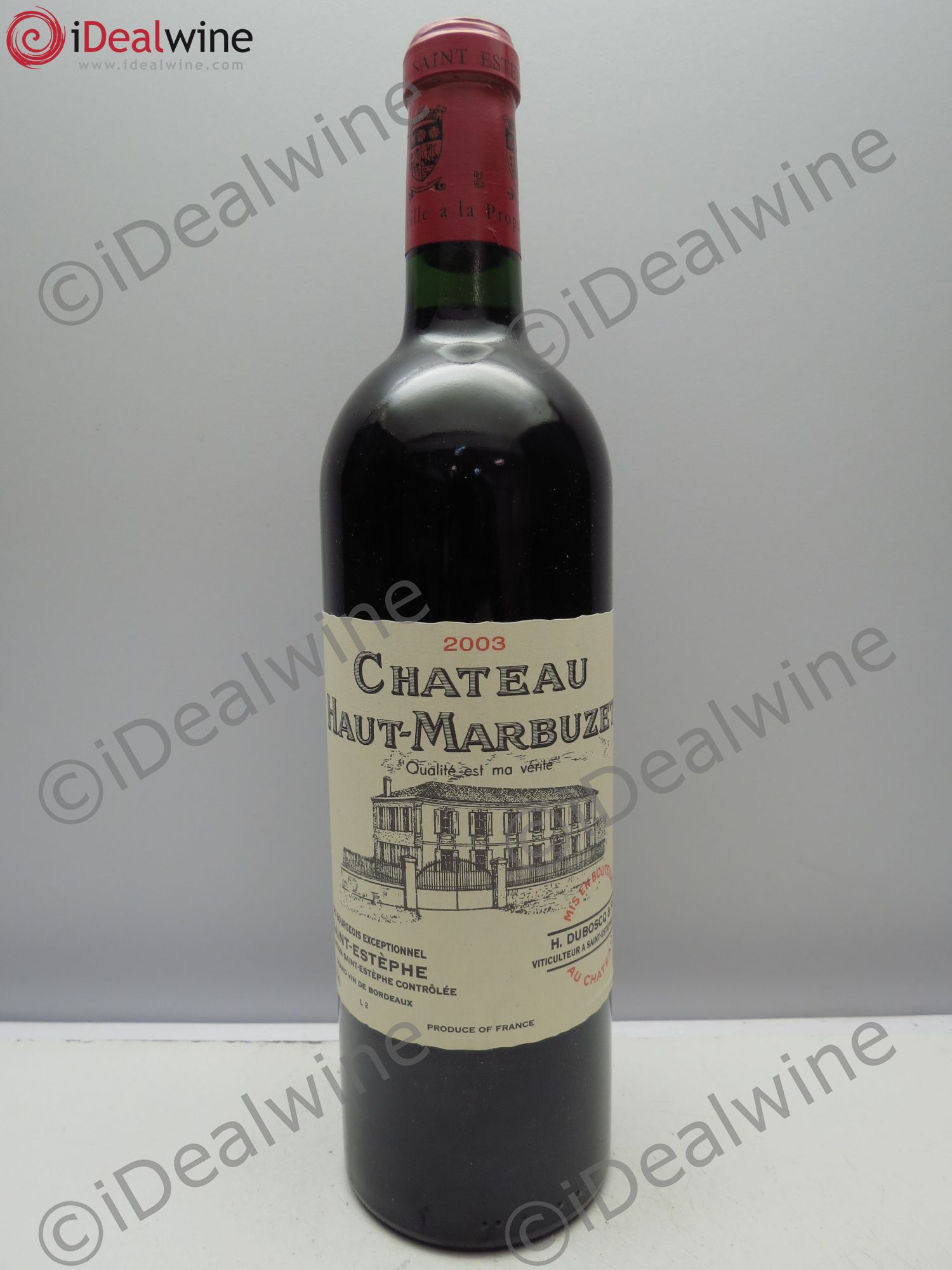 Château Haut Marbuzet 2003 - Lot de 6 bouteilles - 0
