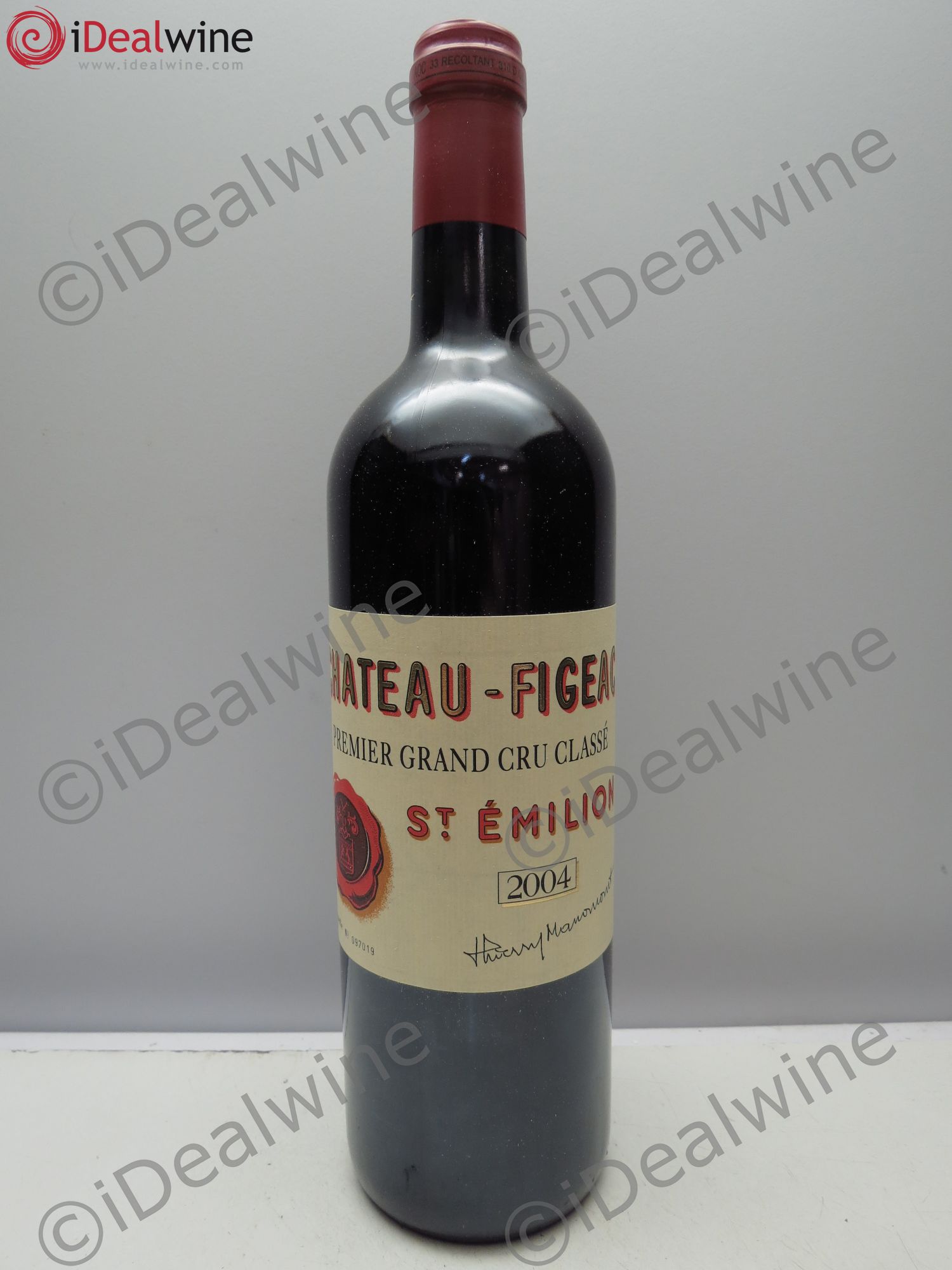 Château Figeac 1er Grand Cru Classé A 2004 - Lot de 12 bouteilles - 0