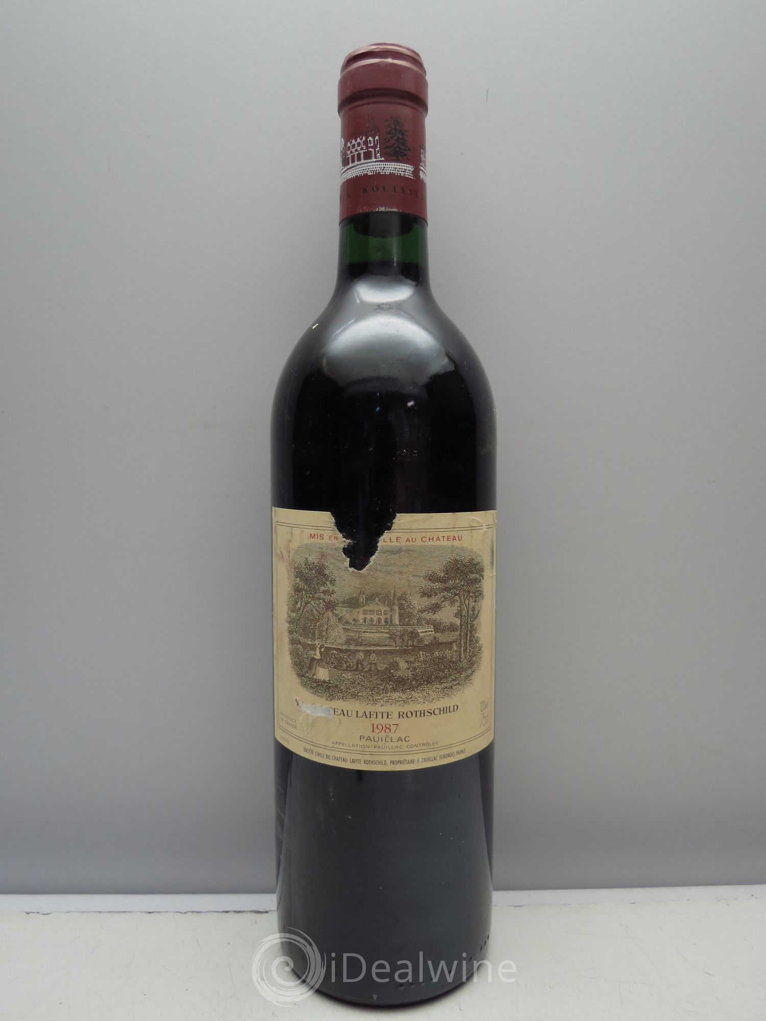 Château Lafite Rothschild 1er Grand Cru Classé 1987 - Lot de 1 bouteille - 0