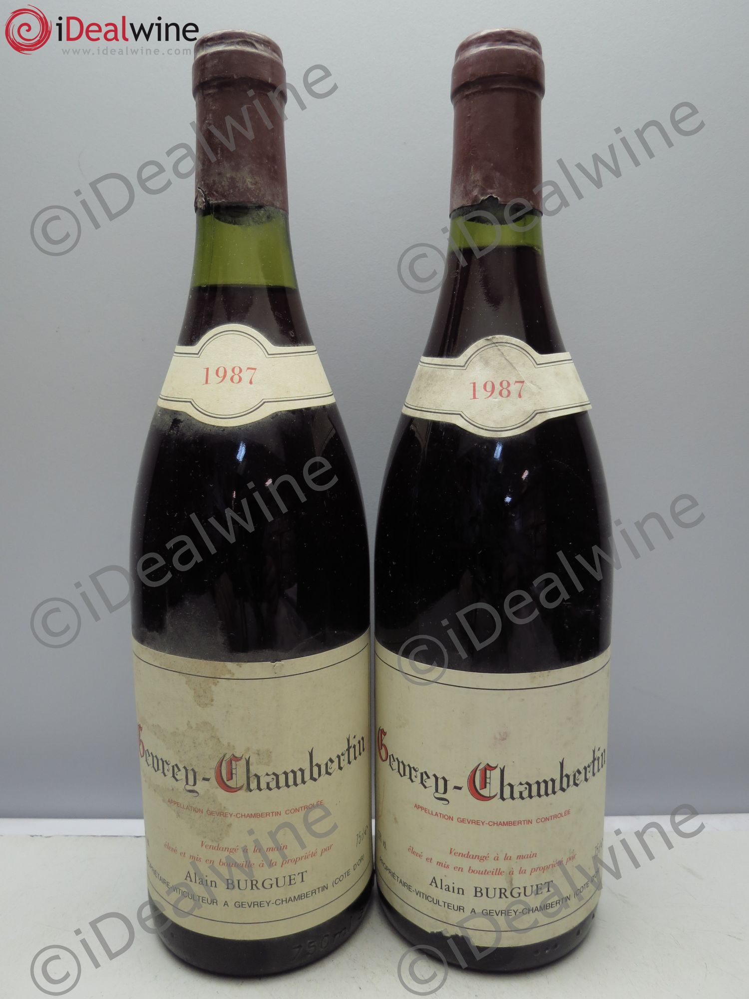 Gevrey-Chambertin 1987 - Lot de 2 bouteilles - 0