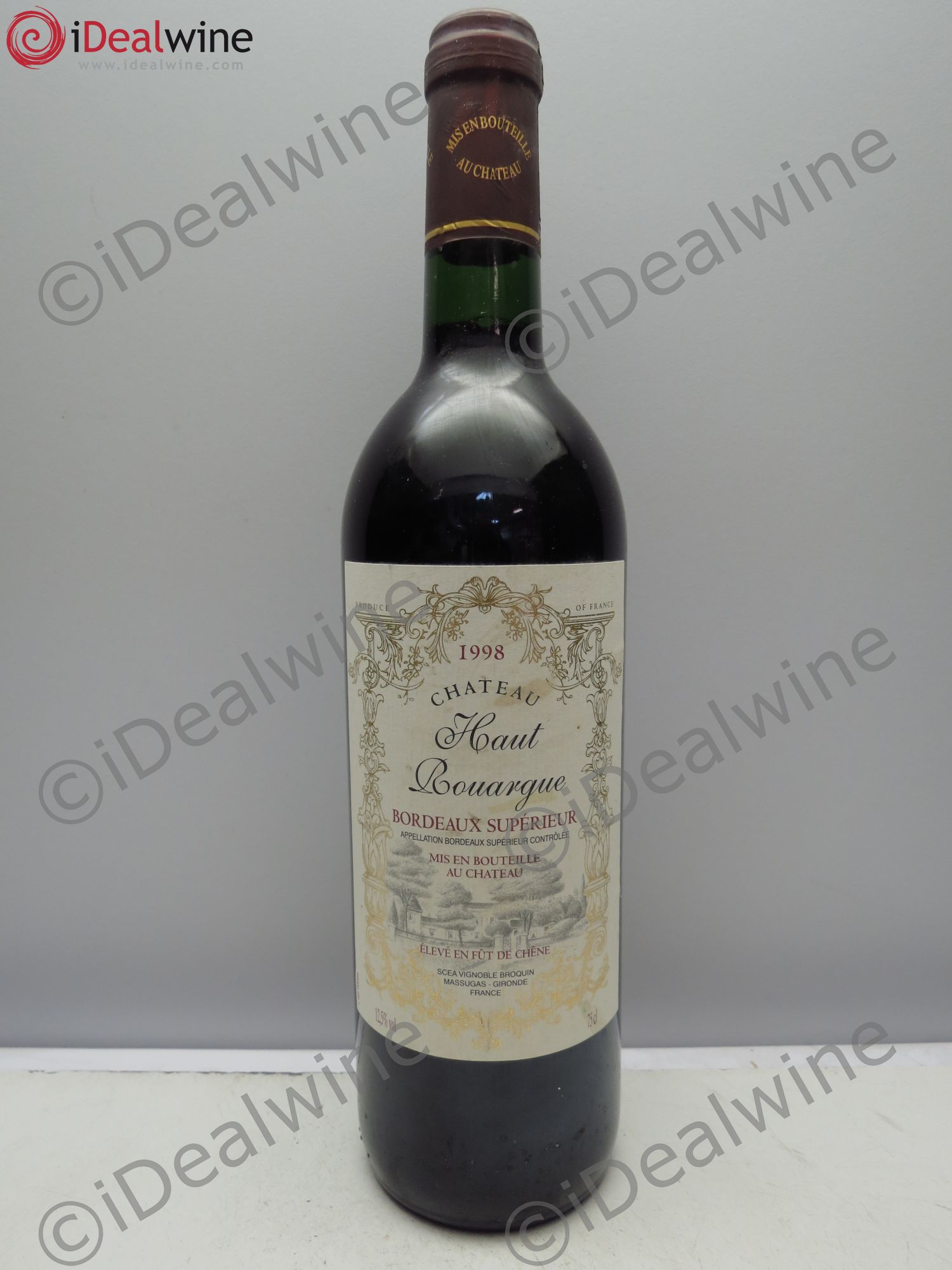 Bordeaux Château Haut Rouargue 1998 - Posten von 1 Flasche - 0