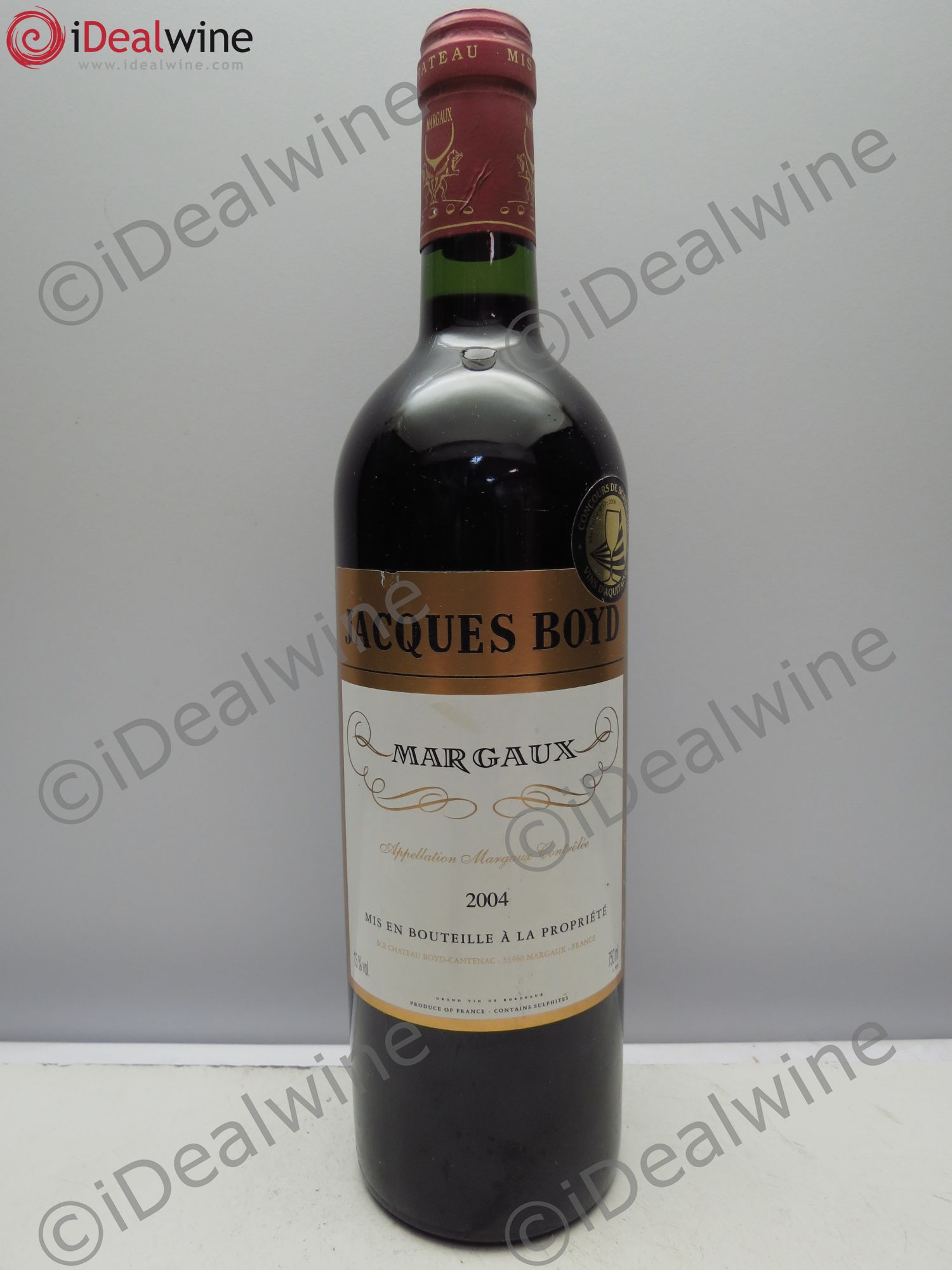 Bordeaux Jacques Boyd, Margaux Sans prix de réserve/No reserve 2004 - Posten von 1 Flasche - 0