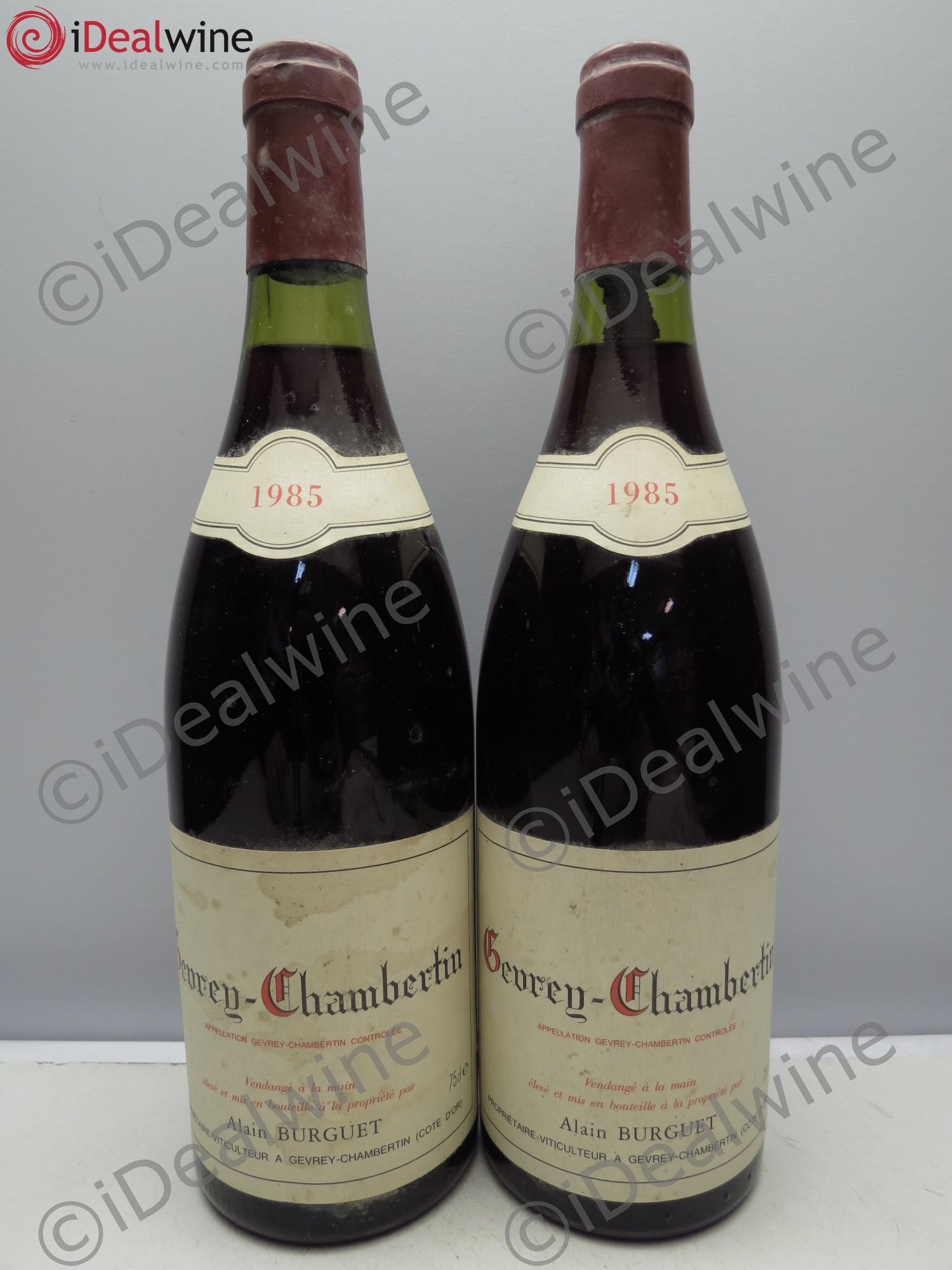 Gevrey-Chambertin 1985 - Lot de 2 bouteilles - 0