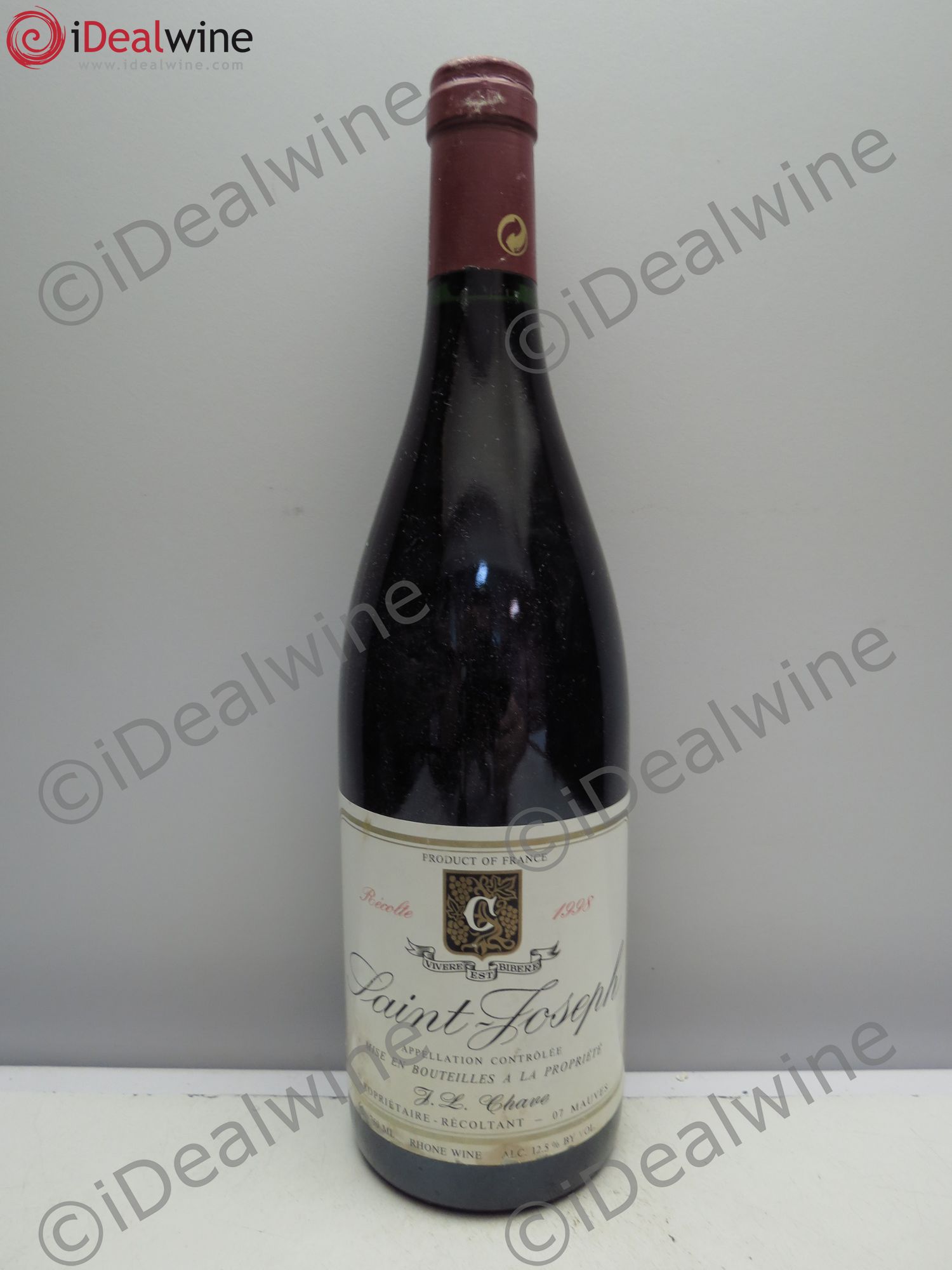 Saint-Joseph Jean-Louis Chave (sans prix de réserve/no reserve) 1998 - Posten von 1 Flasche - 0