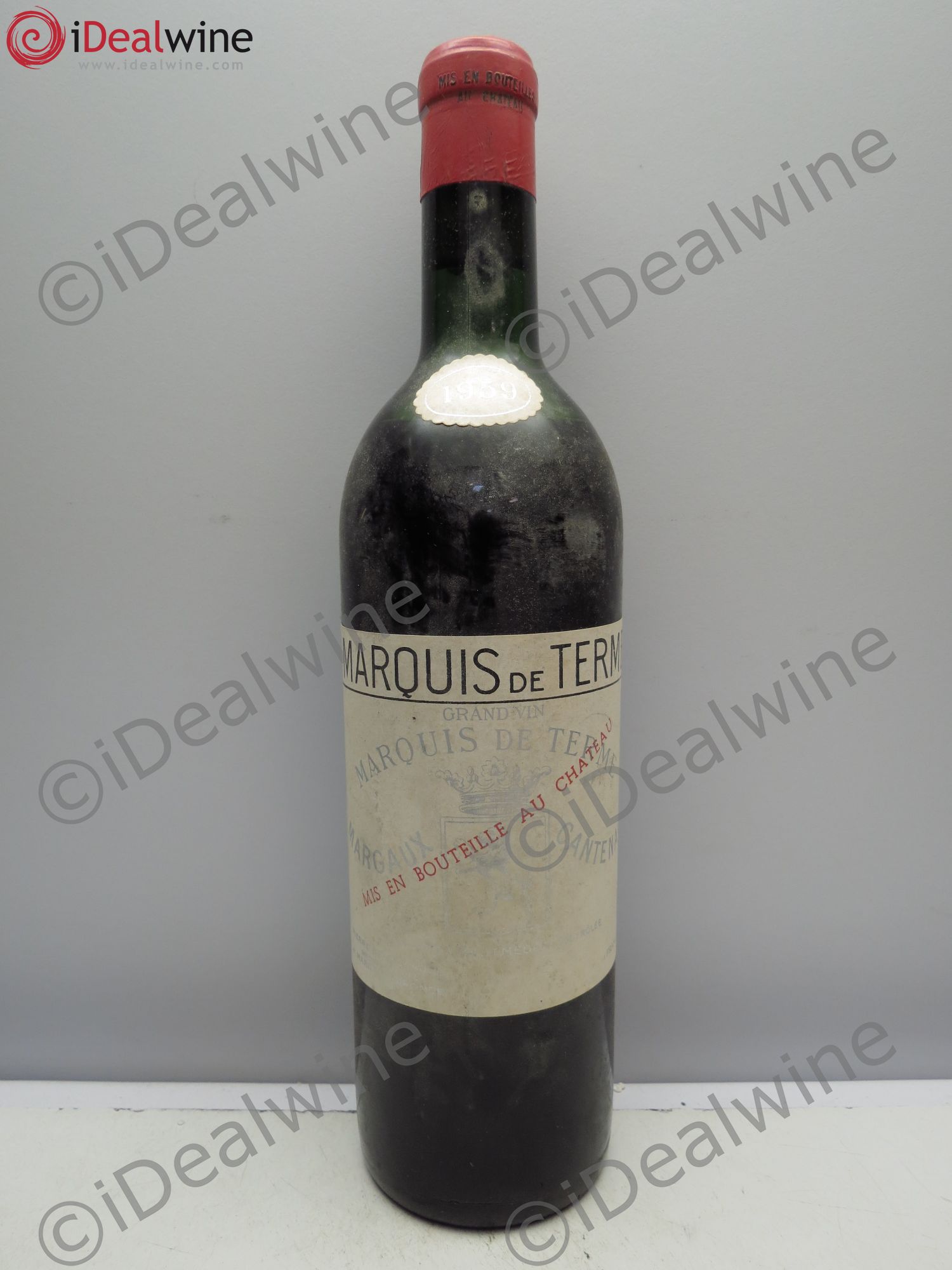 Château Marquis de Terme 4ème Grand Cru Classé (sans prix de reserve/no reserve) 1959 - Lotto di 1 bottiglia - 0
