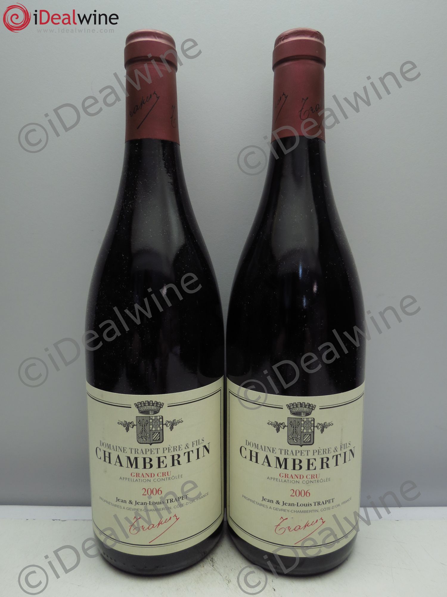 Chambertin Grand Cru Domaine Trapet 2006 - Lot de 2 bouteilles - 0