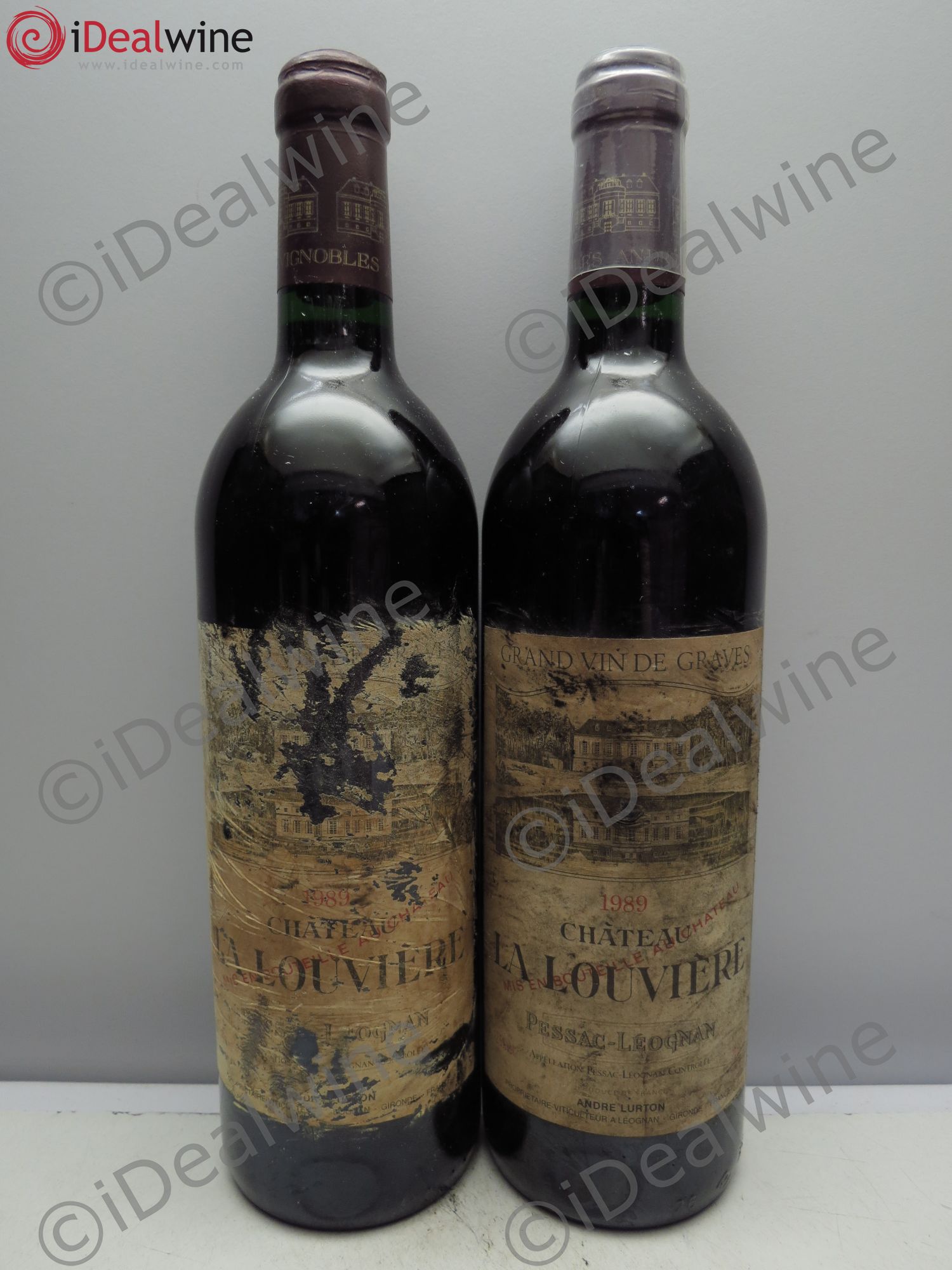 Château la Louvière (sans prix de reserve/no reserve) 1989 - Posten von 2 Flaschen - 0