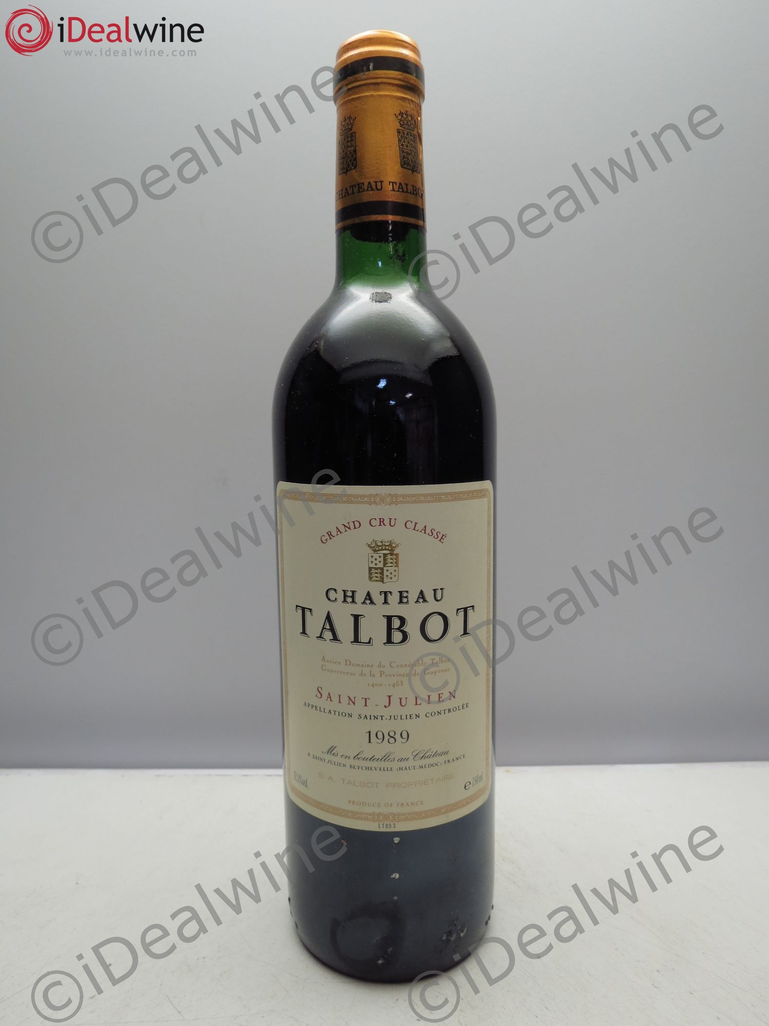Château Talbot 4ème Grand Cru Classé 1989 - Lot de 12 bouteilles - 0