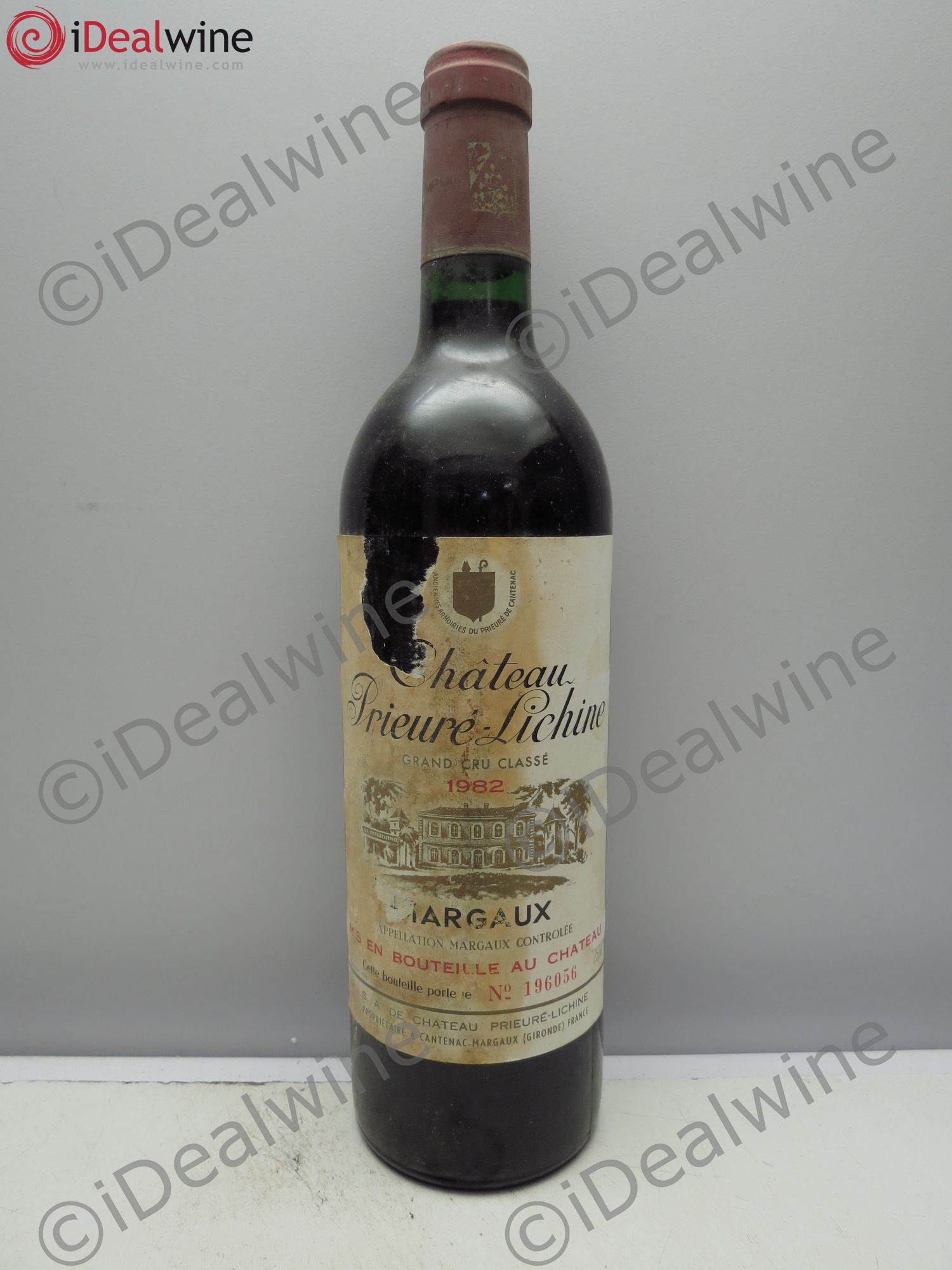 Château Prieuré Lichine 4ème Grand Cru Classé 1982 - Lot de 6 bouteilles - 0