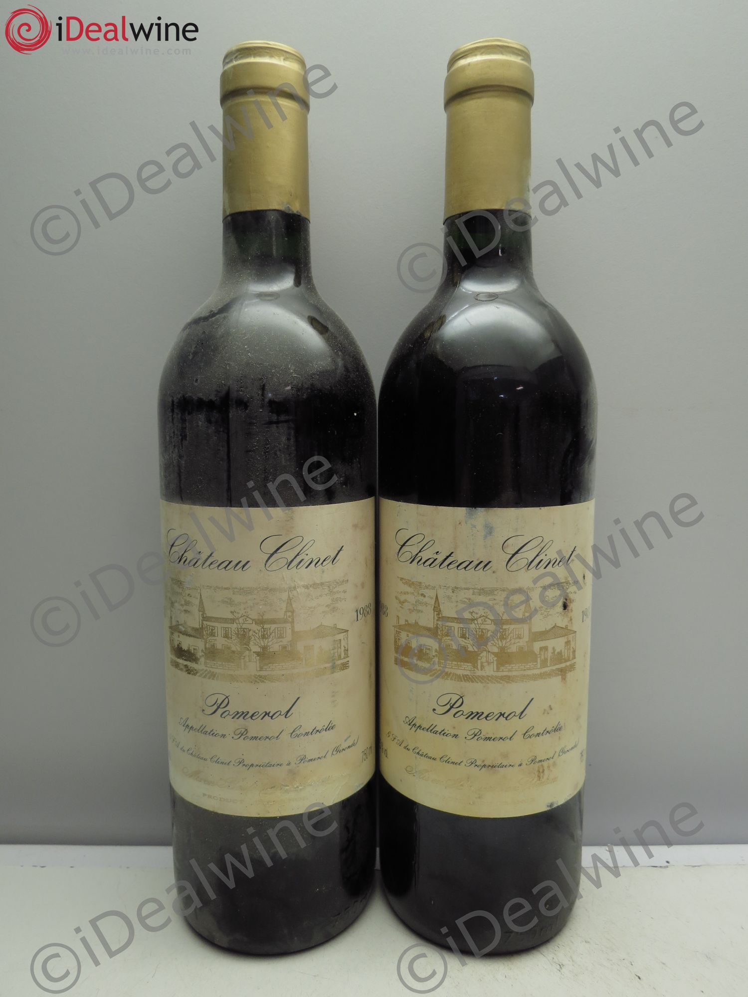Château Clinet 1988 - Posten von 2 Flaschen - 0