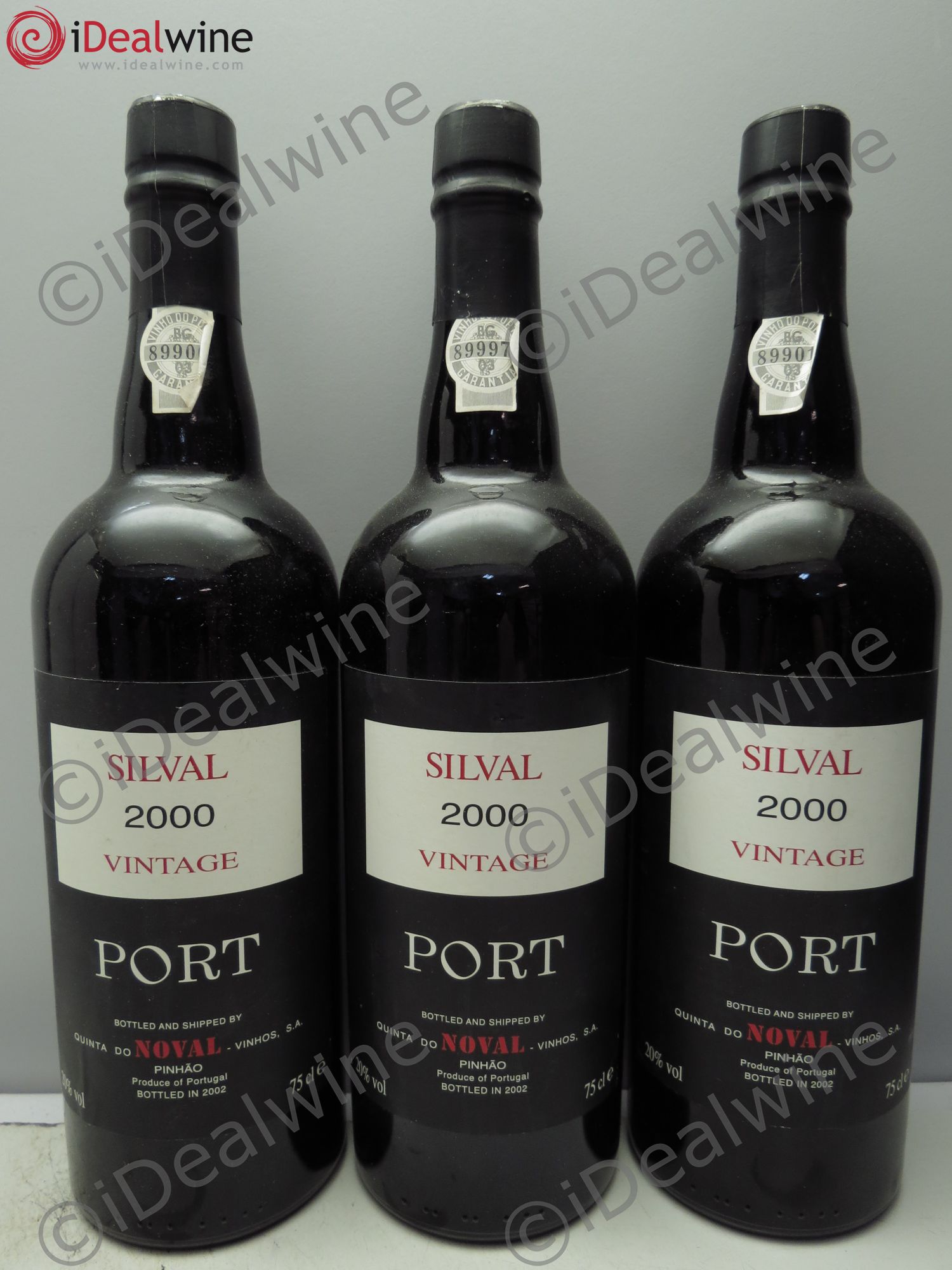 Porto Silval 2000 - Lot de 3 bouteilles - 0