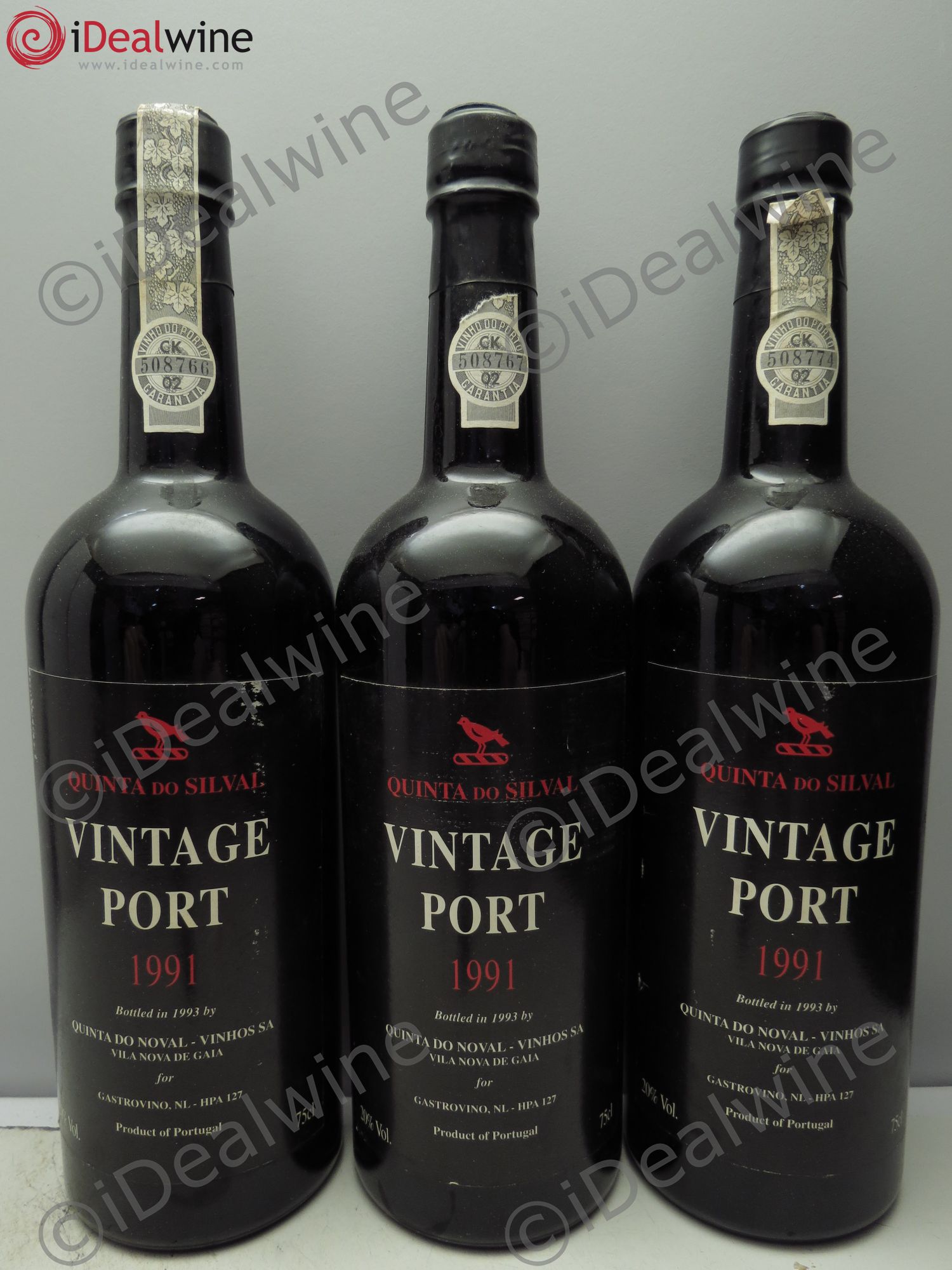 Porto Quinta do Silval 1991 - Lot de 3 bouteilles - 0