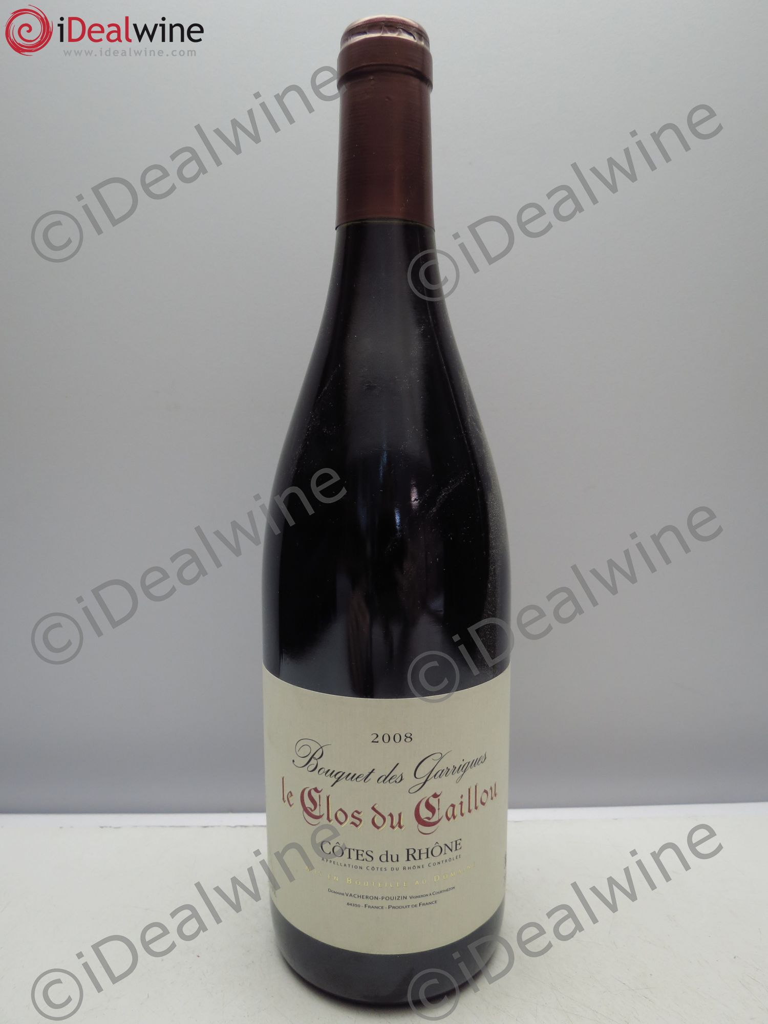 Côtes-du-Rhône Bouquet des Garrigues Clos du Caillou(sans prix de réserve/no reserve) 2008 - Posten von 1 Flasche - 0