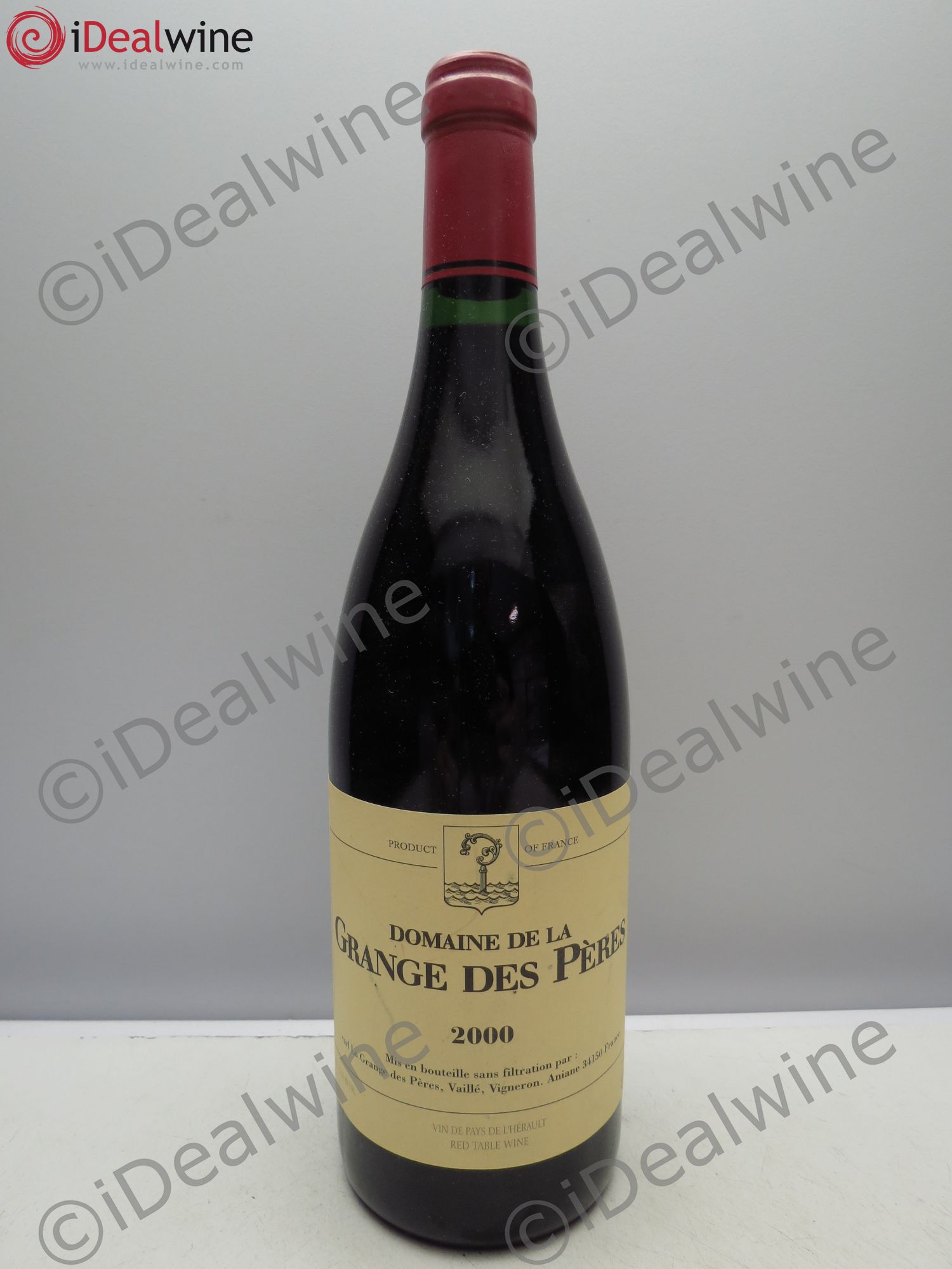 Pays d'Hérault Grange des Pères Laurent Vaillé 2000 - Lot de 1 bouteille - 0