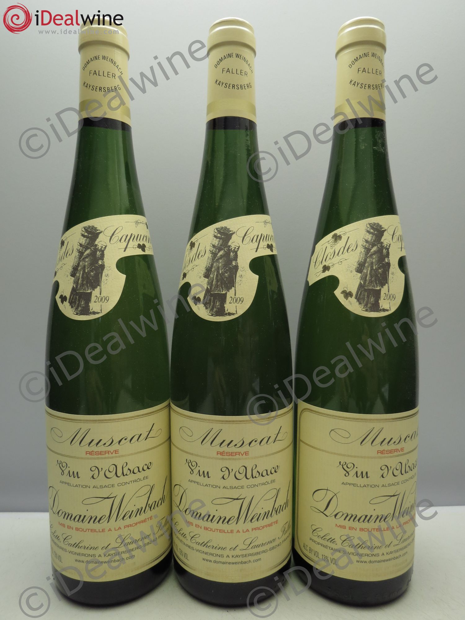 Alsace Muscat Clos des Capucins Weinbach (sans prix de réserve/no reserve) 2009 - Posten von 3 Flaschen - 0
