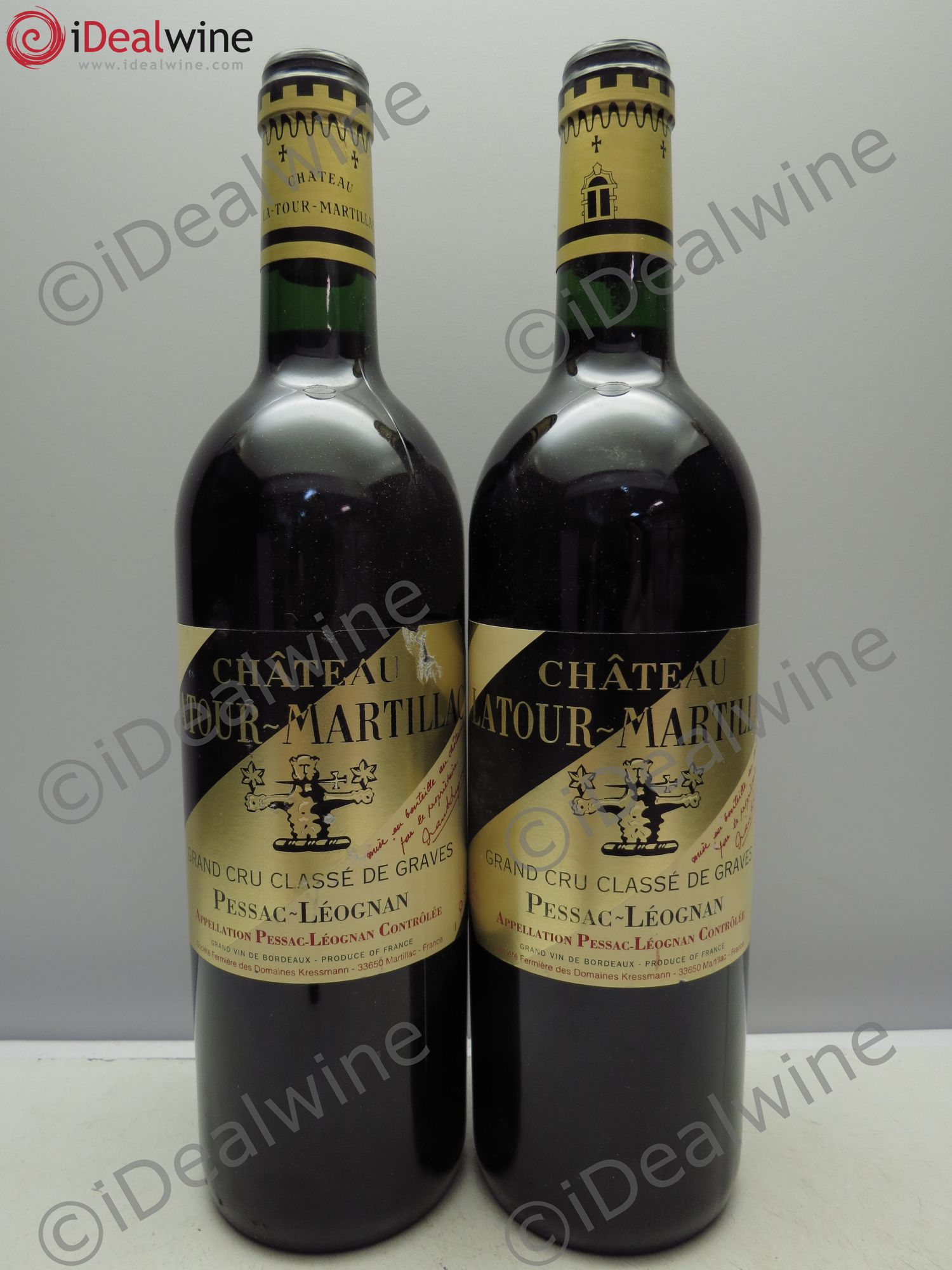 Château Latour-Martillac Cru Classé de Graves (sans prix de reserve/no reserve) 1998 - Lotto di 2 bottiglie - 0