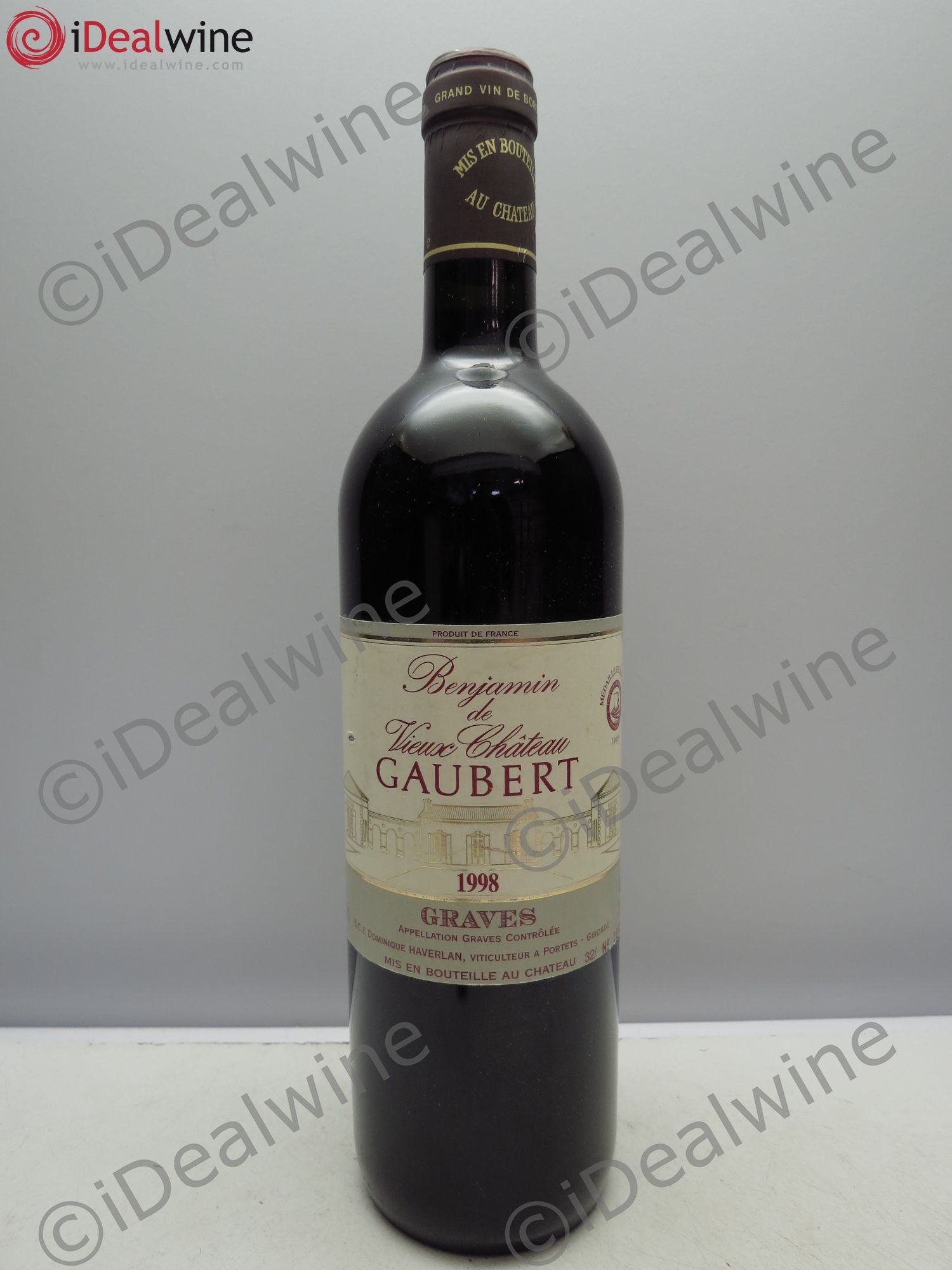 Divers Benjamin de Vieux Château Gaubert(sans prix de réserve/no reserve) 1998 - Posten von 1 Flasche - 0