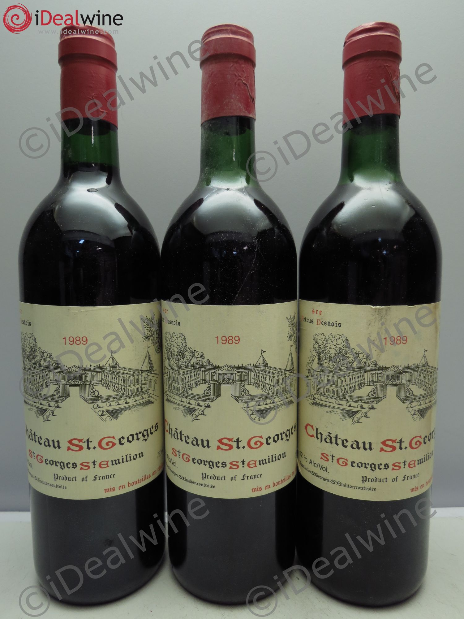 Château Saint-Georges (sans prix de réserve / no reserve) 1989 - Posten von 3 Flaschen - 0