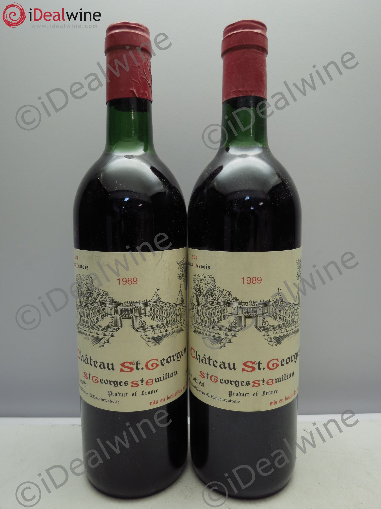 Château Saint-Georges (sans prix de reserve/no reserve) 1989 - Posten von 2 Flaschen - 0