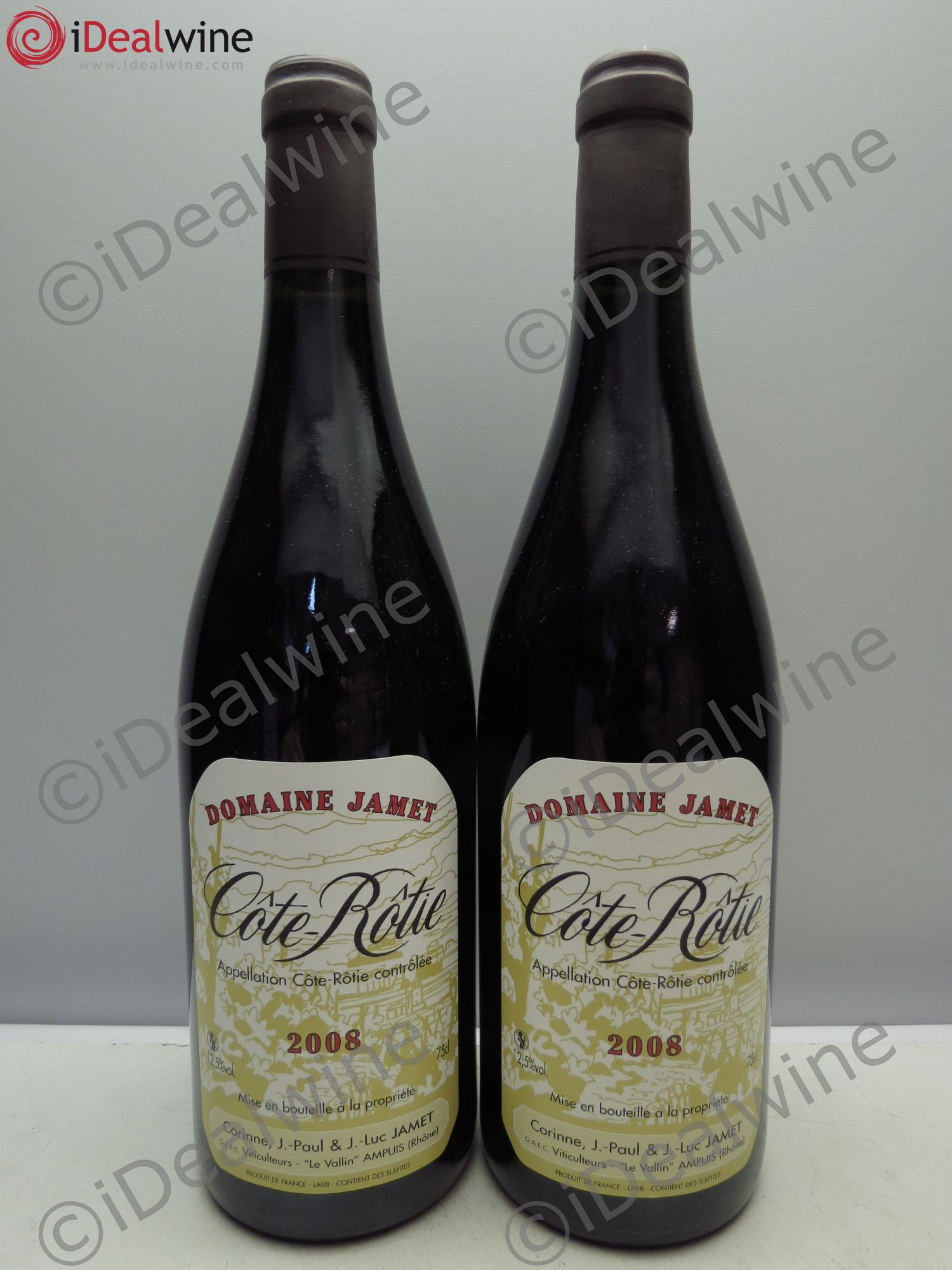 Côte-Rôtie Jamet (Domaine) 2008 - Lot de 2 bouteilles - 0