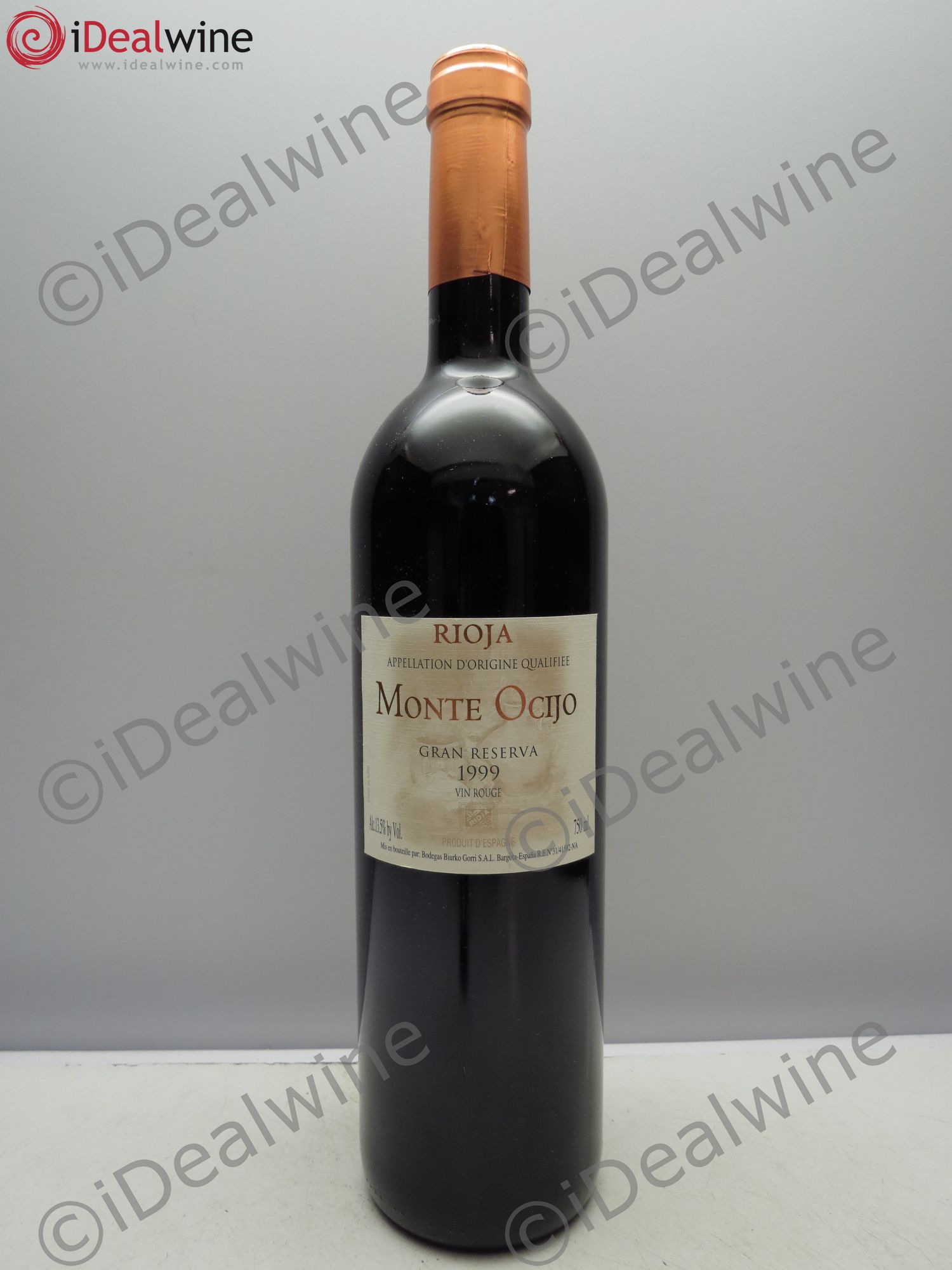 Espagne Monte Ocijo Gran Reserva (sans prix de réserve/no reserve) 1999 - Posten von 1 Flasche - 0