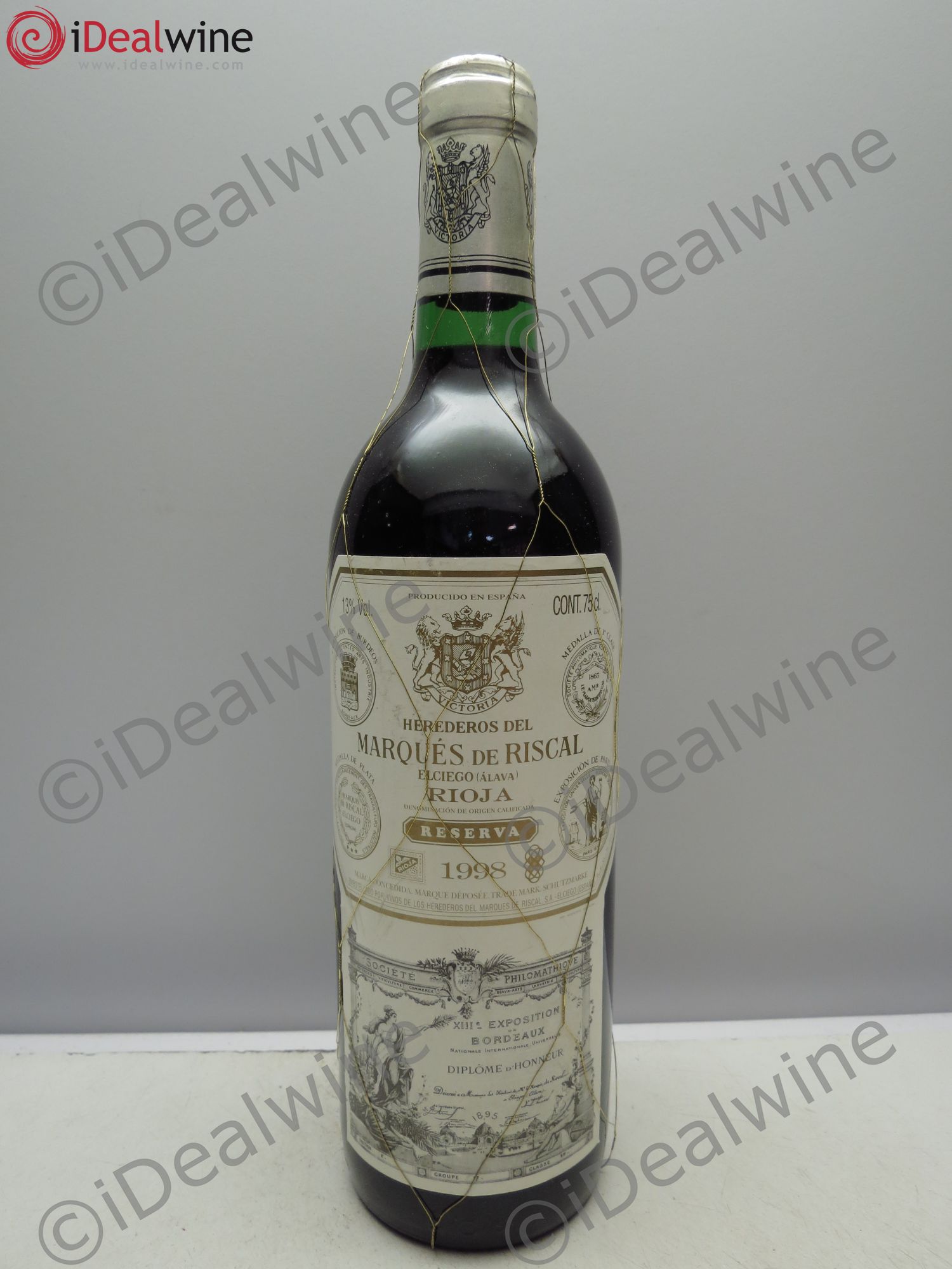 Espagne Herederos del Marques de Riscal(sans prix de réserve/no reserve) 1998 - Posten von 1 Flasche - 0