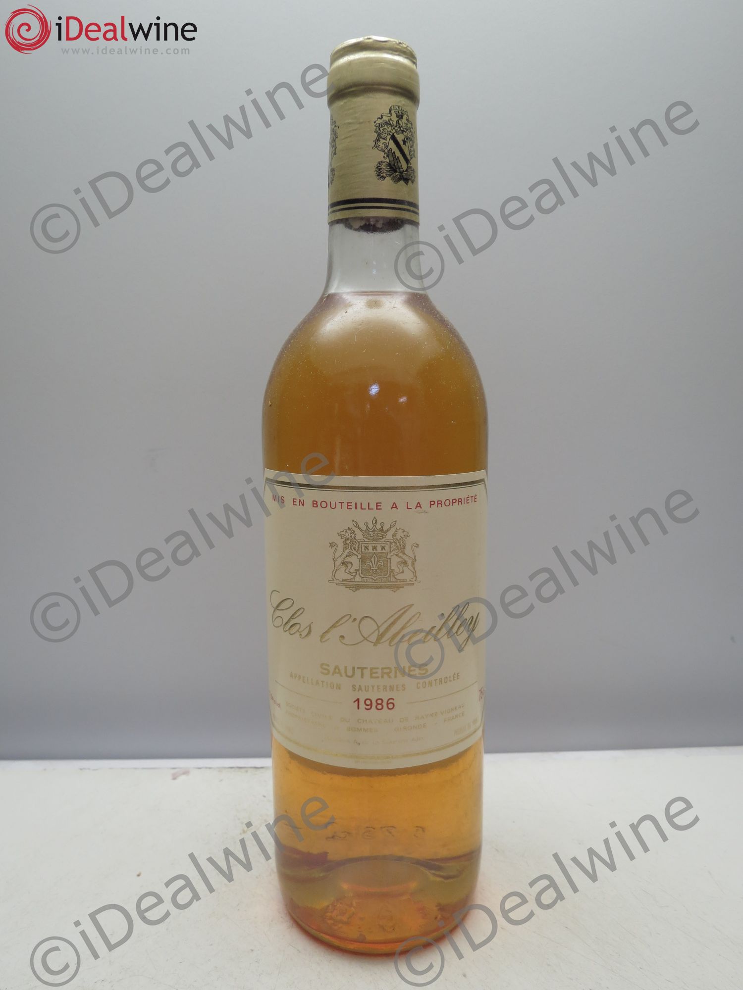 Sauternes Clos l'Abeilley (sans prix de reserve/no reserve) 1986 - Lotto di 6 bottiglie - 0
