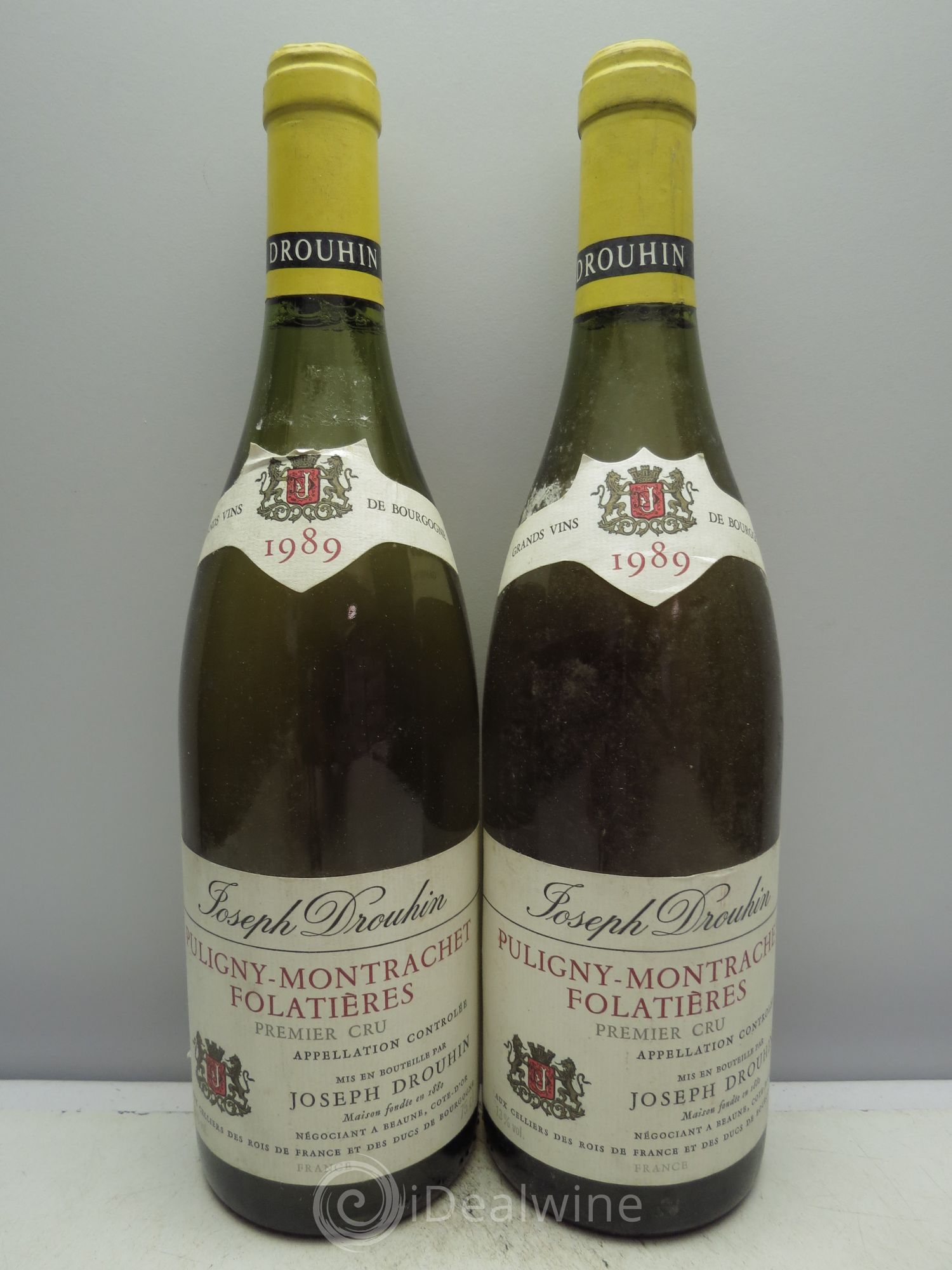 Puligny-Montrachet 1er Cru Folatières Joseph Drouhin 1989 - Lot de 2 bouteilles - 0