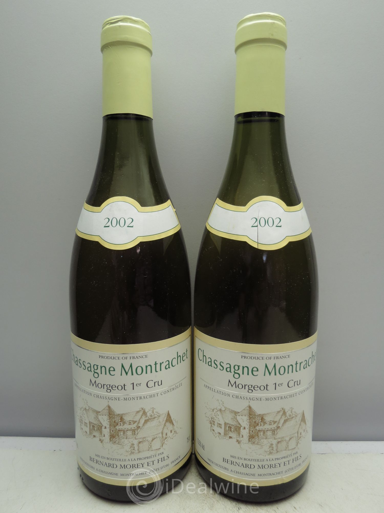 Chassagne-Montrachet 1er Cru 2002 - Lot de 2 bouteilles - 0