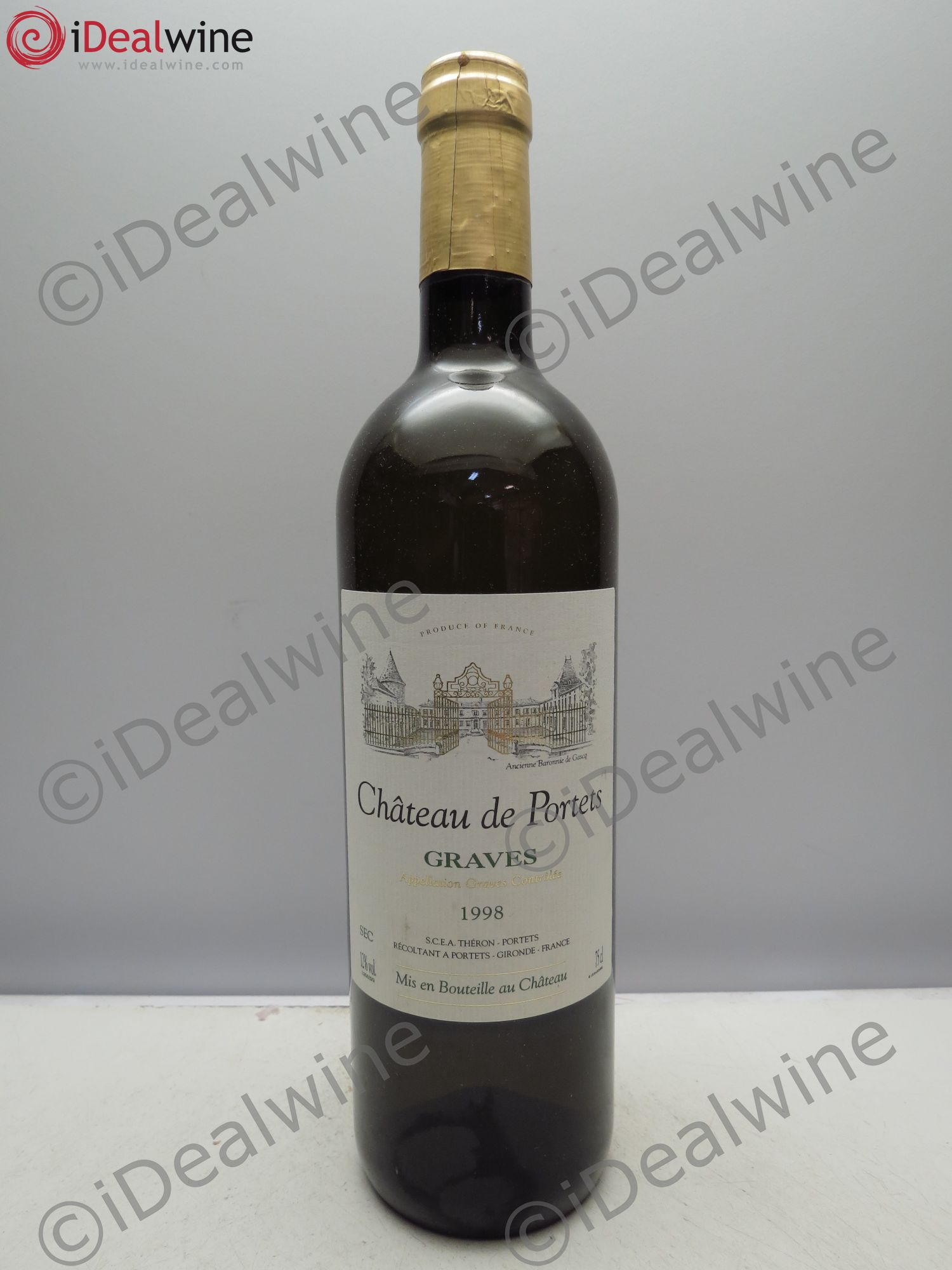 Bordeaux Château de Portets Graves (sans prix de réserve / no reserve) 1998 - Posten von 6 Flaschen - 0