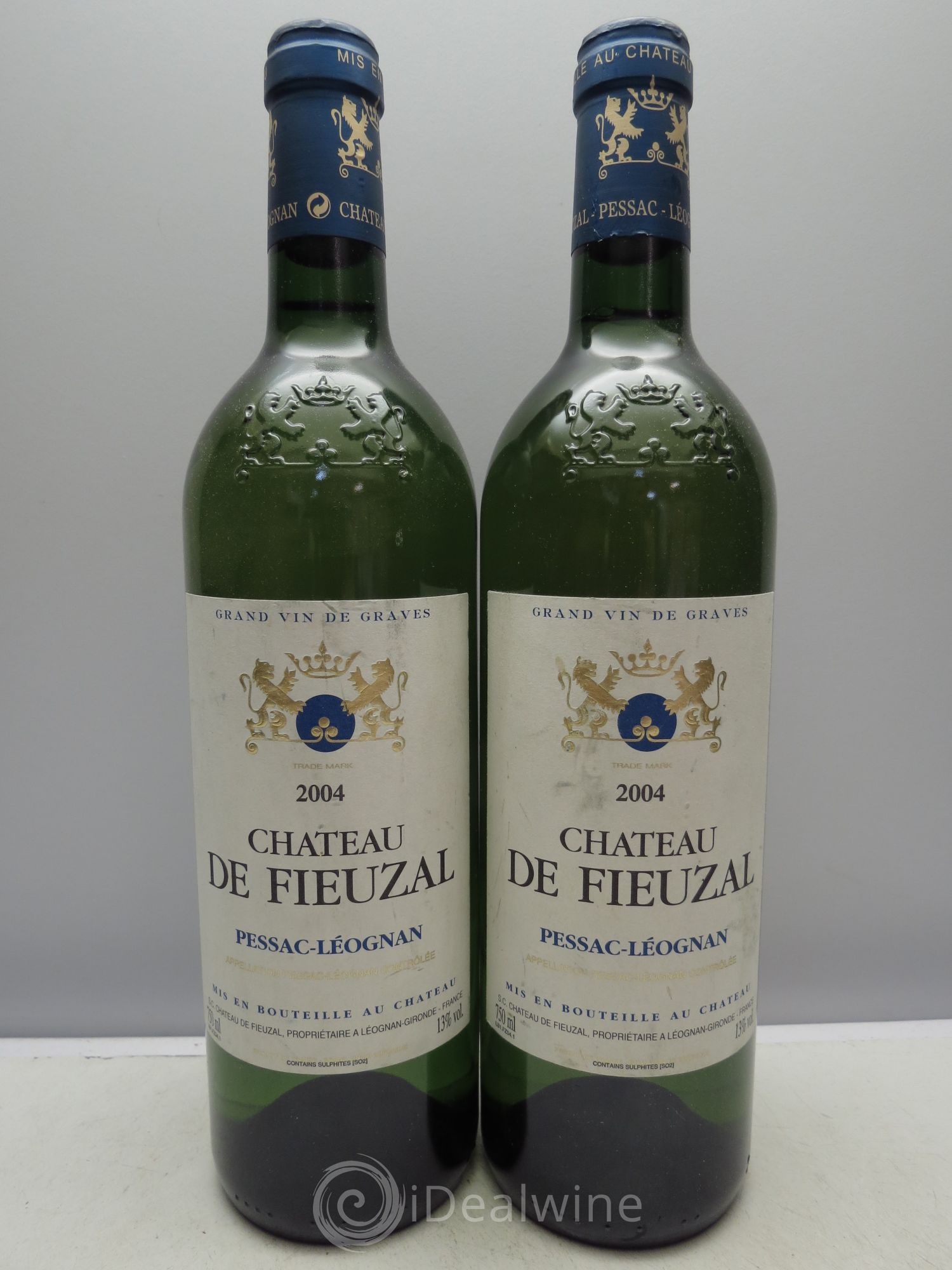 Château de Fieuzal (sans prix de réserve/no reserve) 2004 - Posten von 2 Flaschen - 0