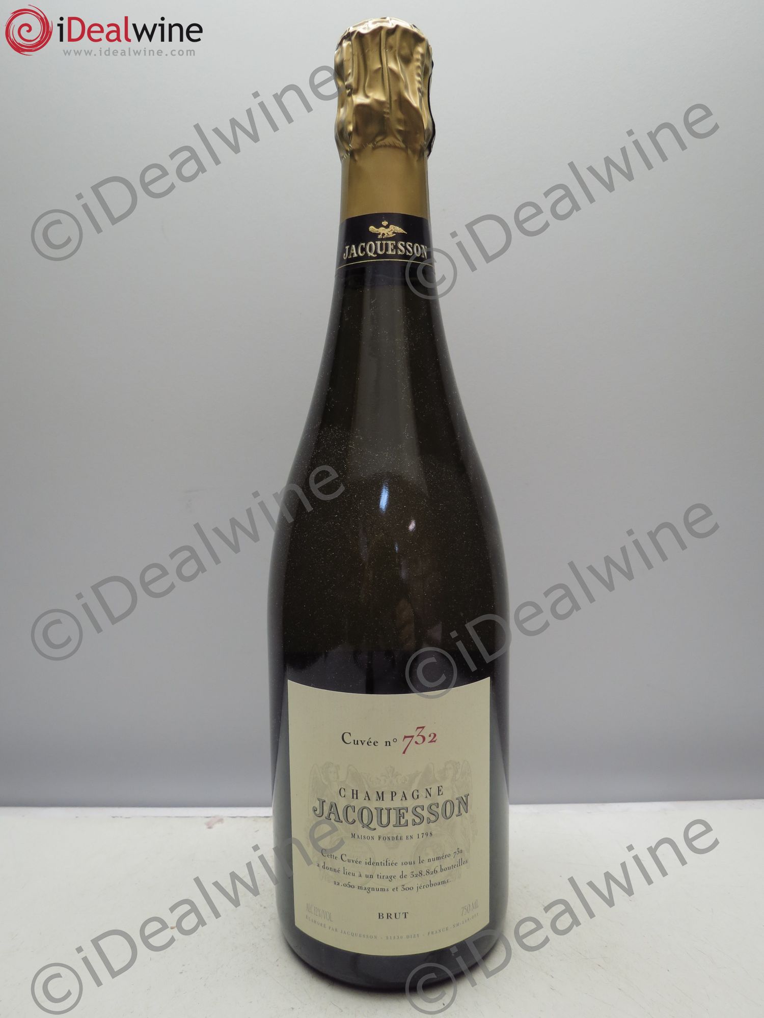 Champagne Jacquesson 732(sans prix de réserve/no reserve) 2004 - Lot of 6 bottles - 0
