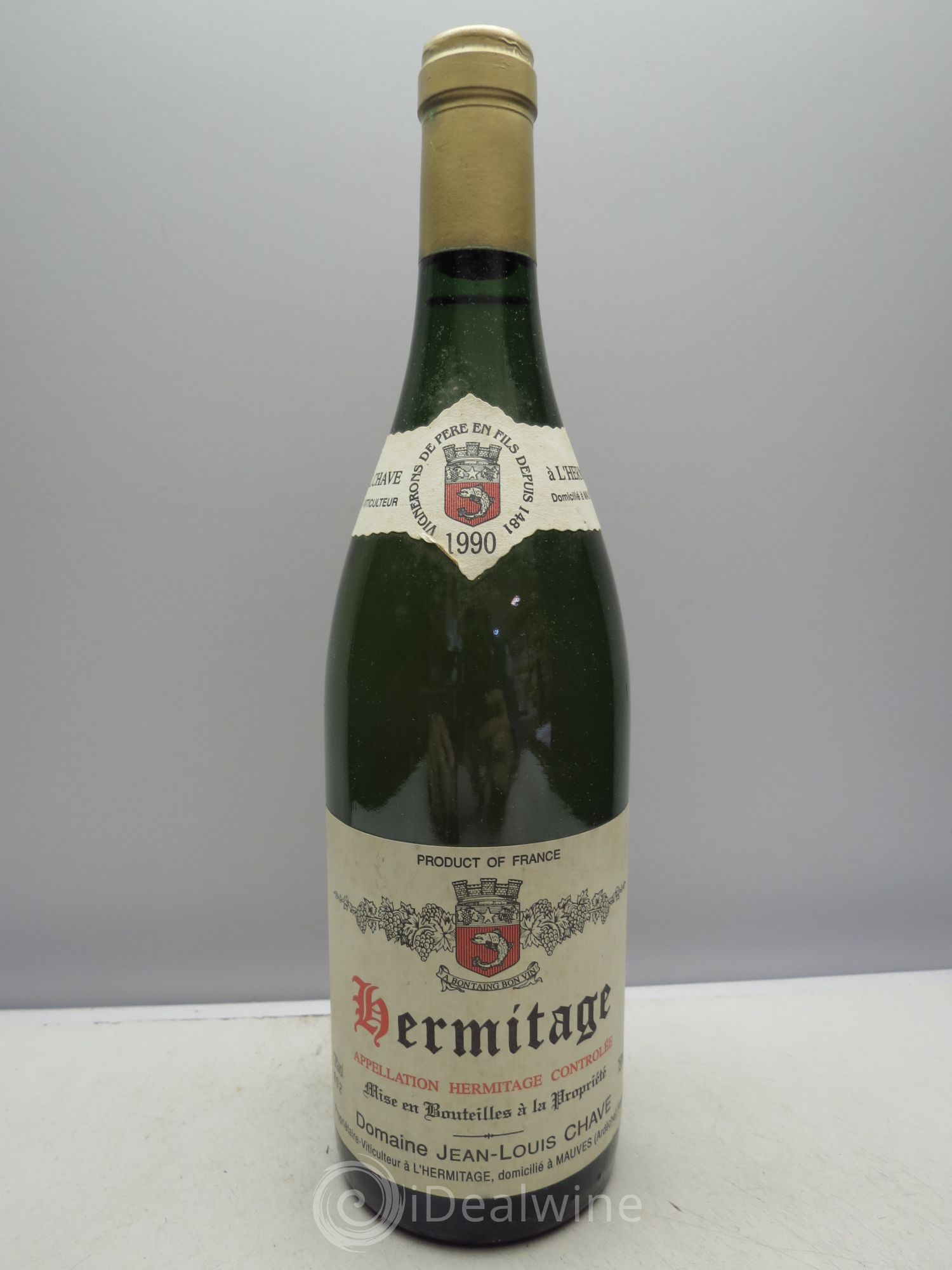 Hermitage Jean-Louis Chave 1990 - Lot de 1 bouteille - 0