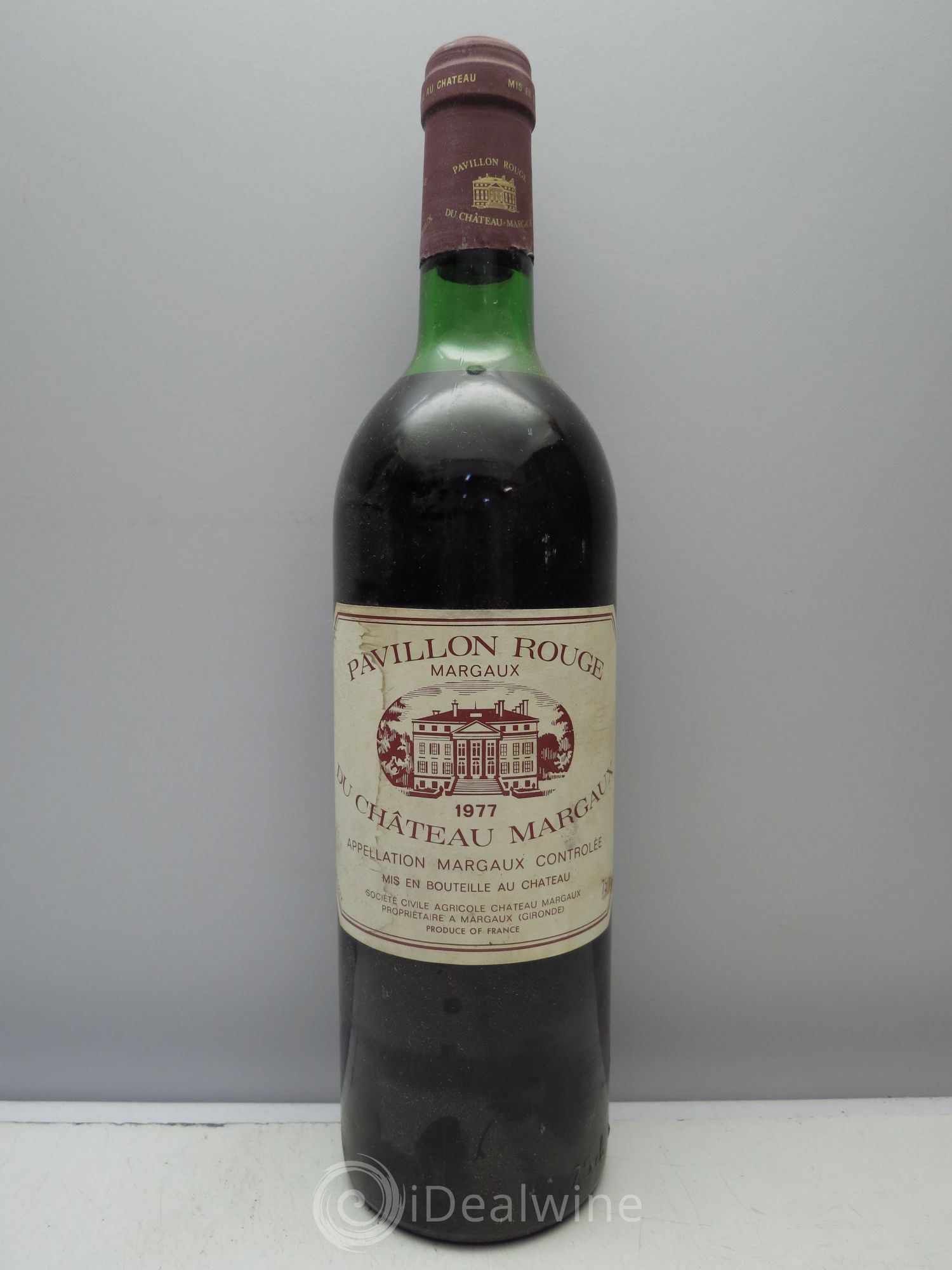 Pavillon Rouge du Château Margaux Second Vin 1977 - Lot de 1 bouteille - 0