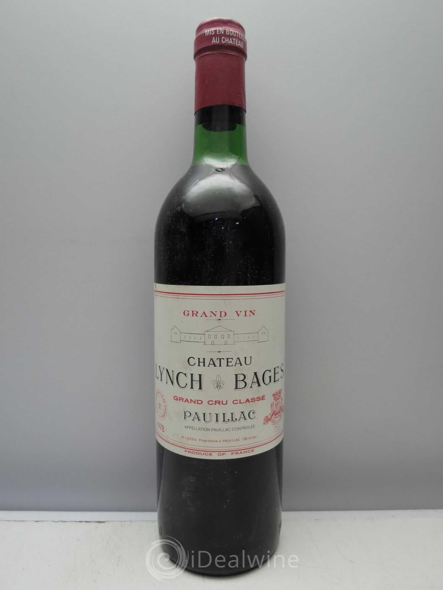 Château Lynch Bages 5ème Grand Cru Classé (sans prix de reserve/no reserve) 1978 - Posten von 1 Flasche - 0