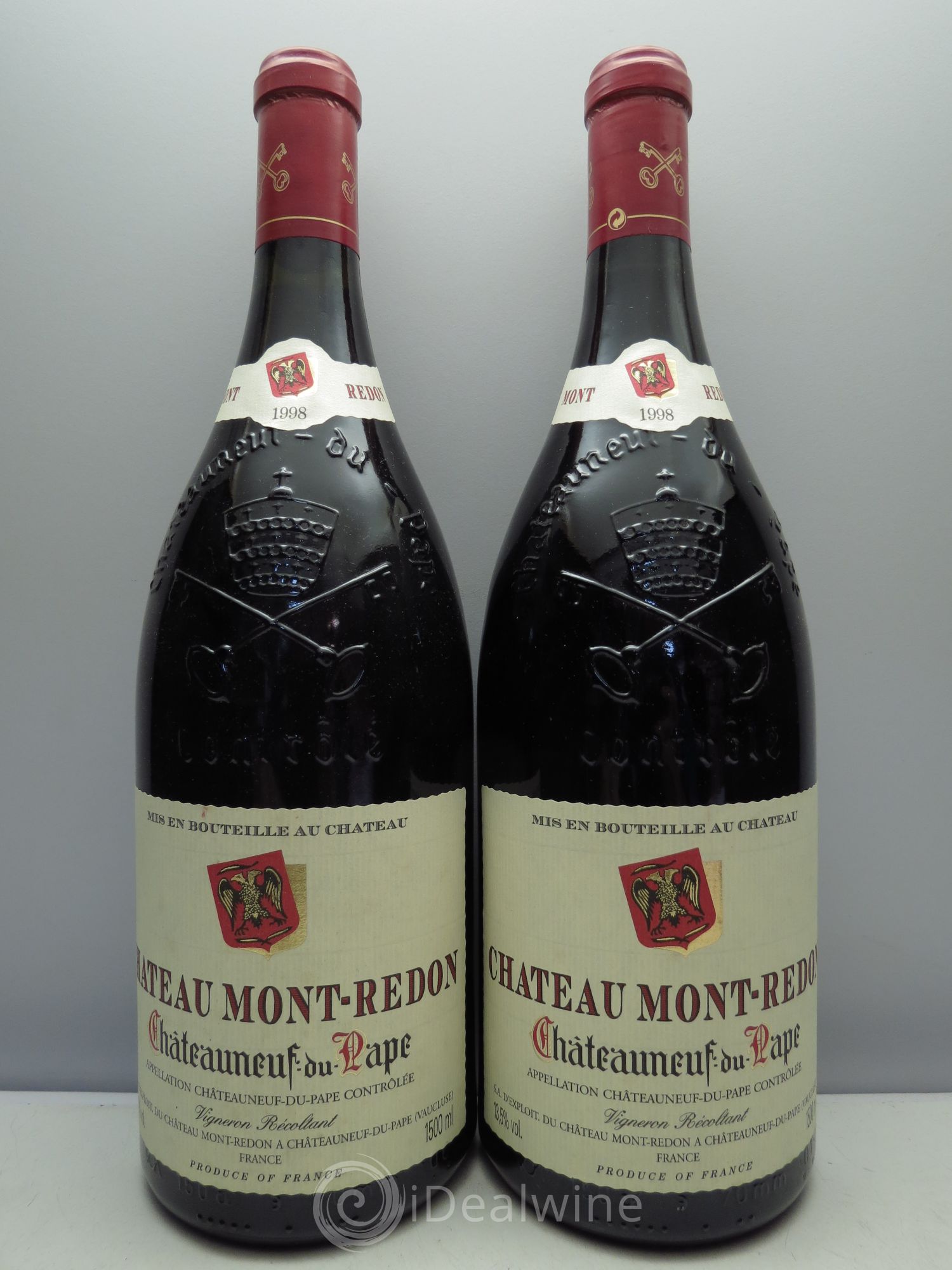 Châteauneuf-du-Pape Château Mont-Redon Famille Abeille-Fabre 1998 - Lot de 2 magnums - 0