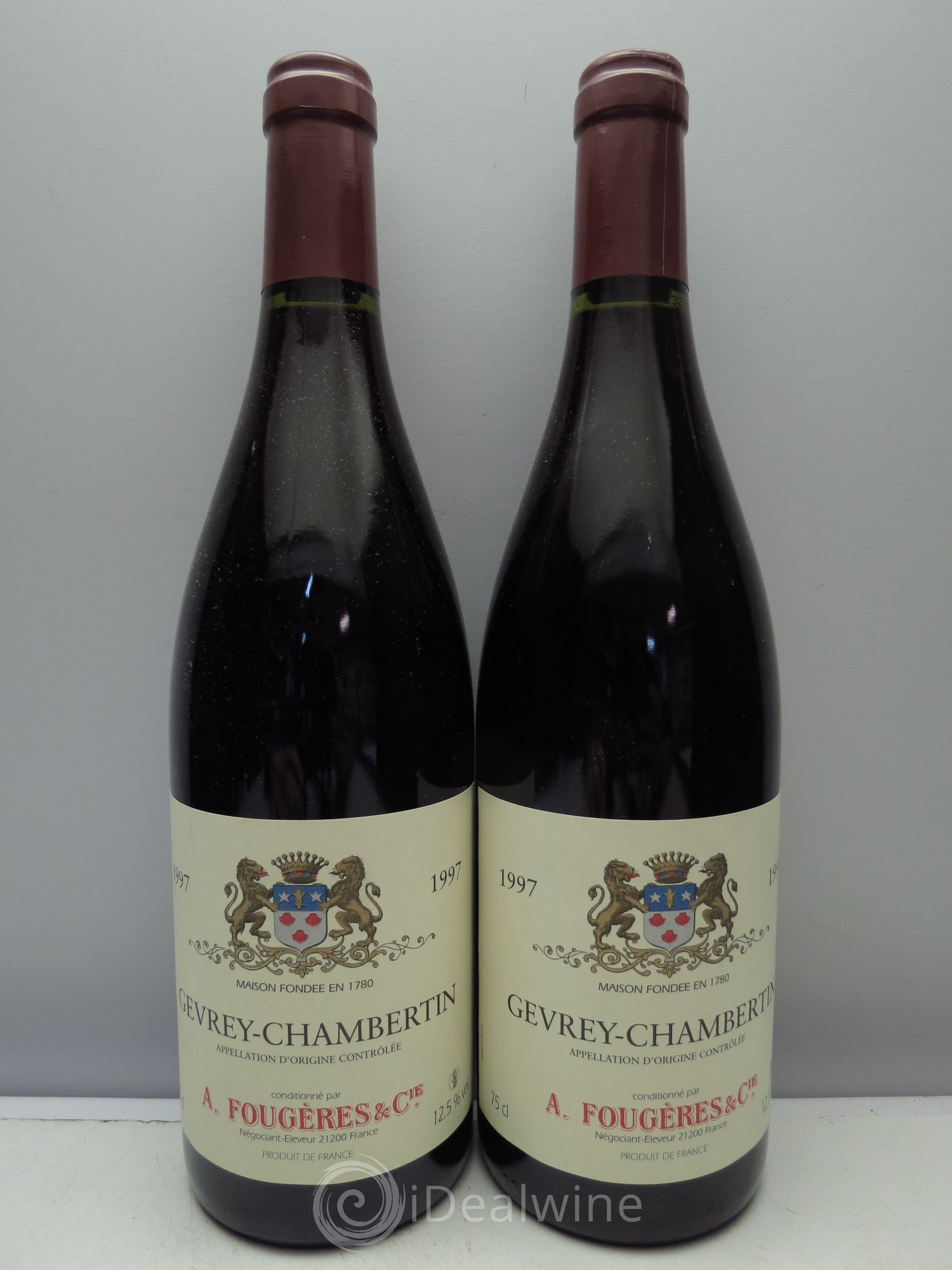 Gevrey-Chambertin Domaine Fougères(sans prix de réserve / no reserve) 1997 - Posten von 2 Flaschen - 0