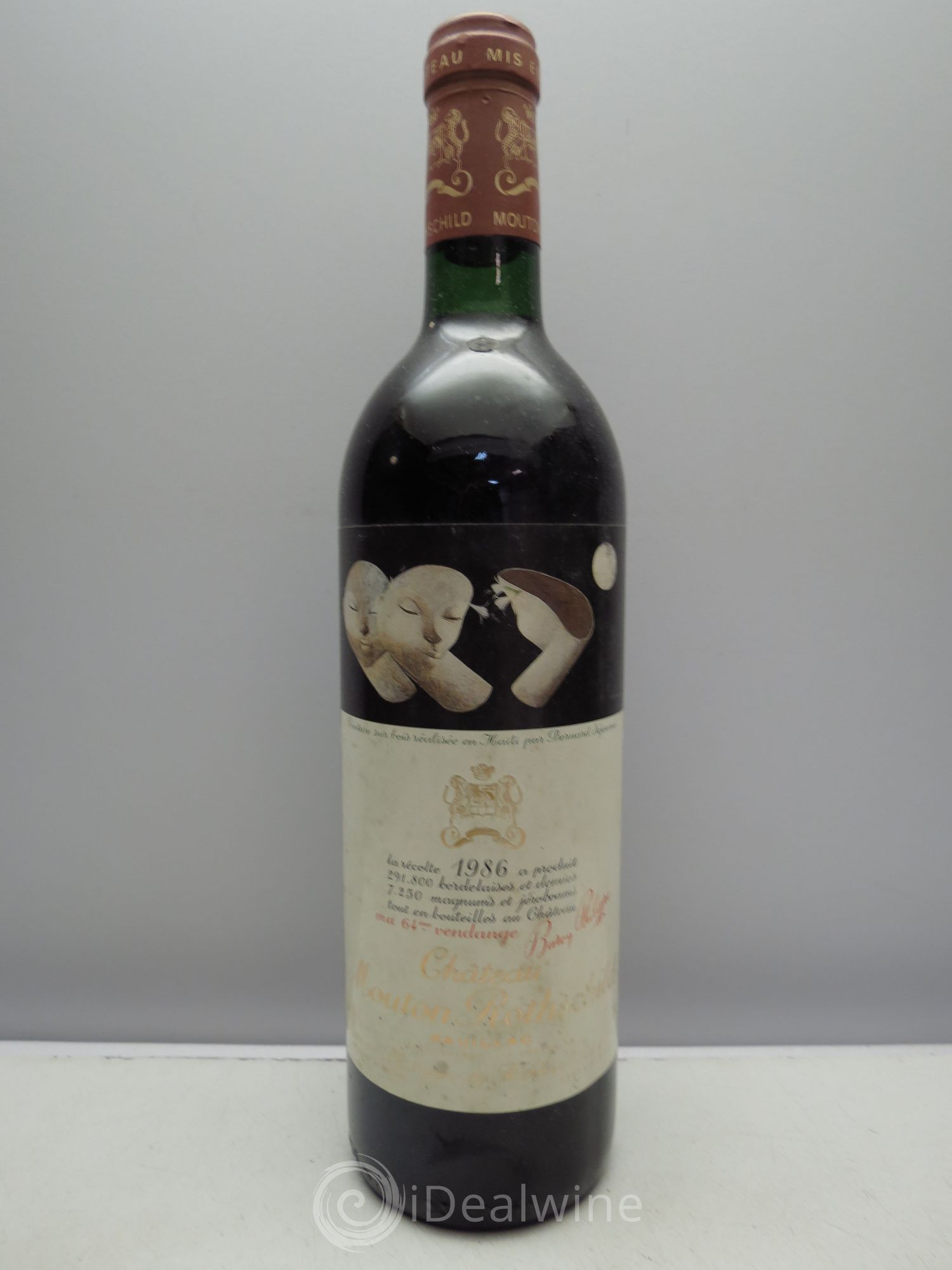 Château Mouton Rothschild 1er Grand Cru Classé 1986 - Lot de 1 bouteille - 0