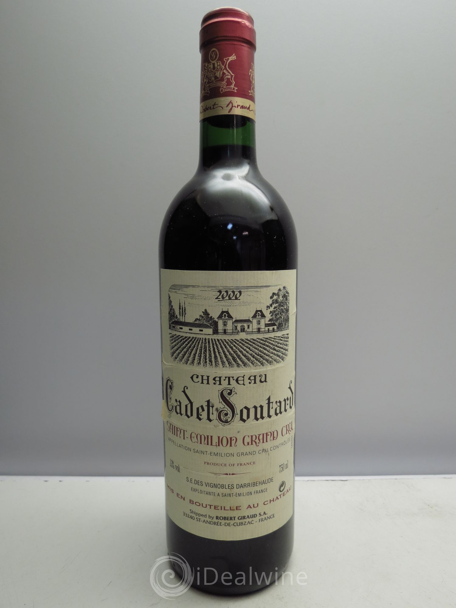 Saint-Émilion Château Cadet Soutard (sans prix de réserve / no reserve) 2000 - Posten von 1 Flasche - 0