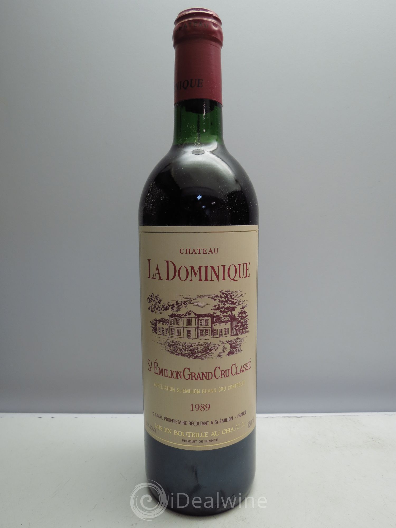 Château la Dominique Grand Cru Classé (sans prix de reserve/no reserve) 1989 - Posten von 1 Flasche - 0