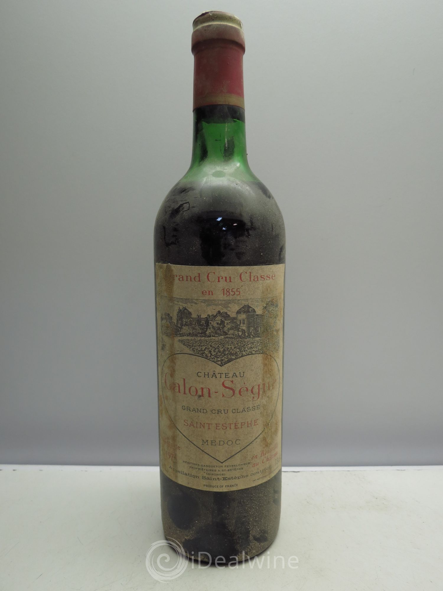 Château Calon Ségur 3ème Grand Cru Classé (sans prix de reserve/no reserve) 1975 - Lotto di 1 bottiglia - 0