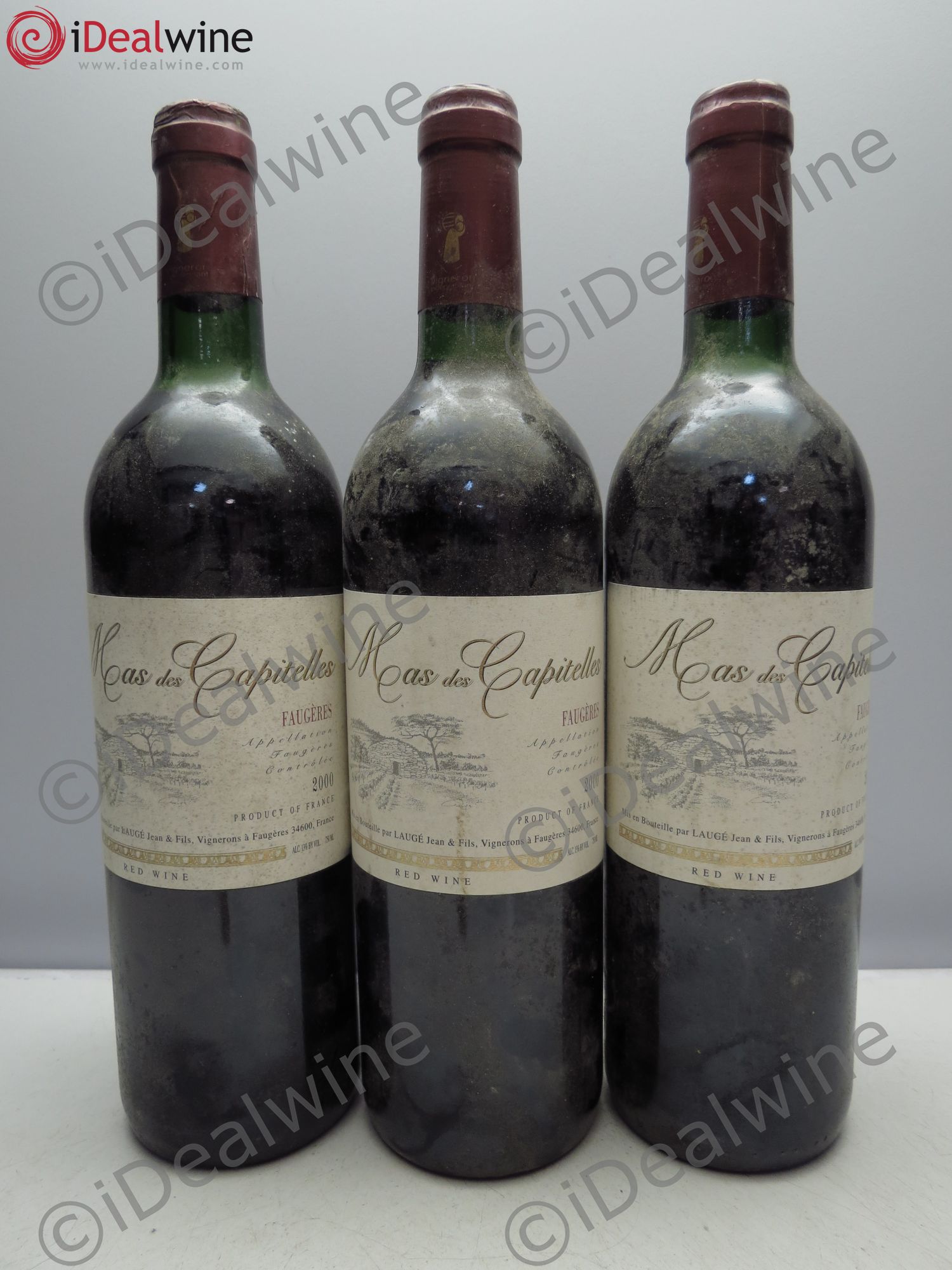 Faugères Mas des Capitelles (sans prix de reserve/no reserve) 2000 - Posten von 3 Flaschen - 0