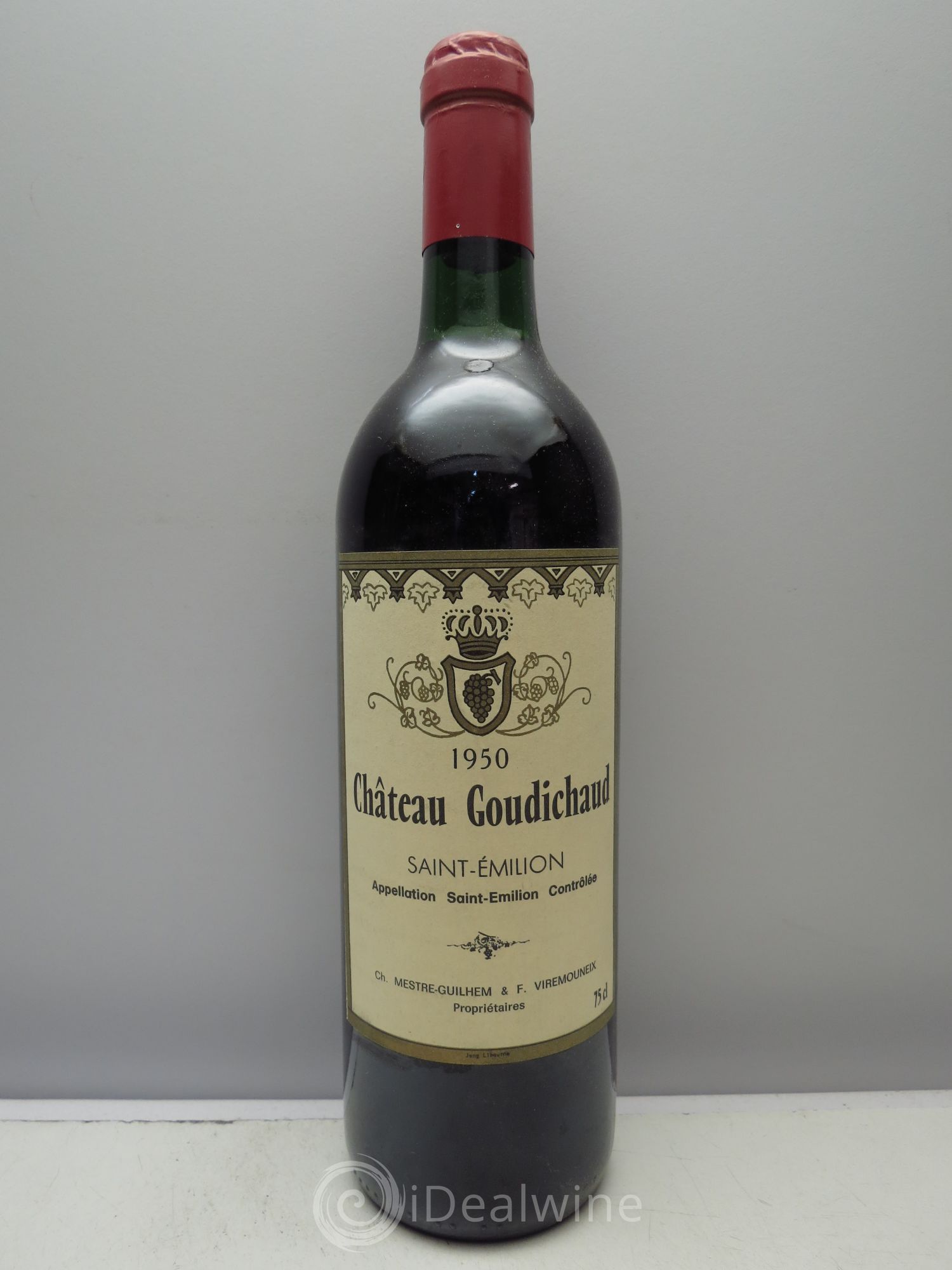 Saint-Émilion Château Goudichaud Mise Négoce (sans prix de réserve/no reserve) 1950 - Posten von 1 Flasche - 0