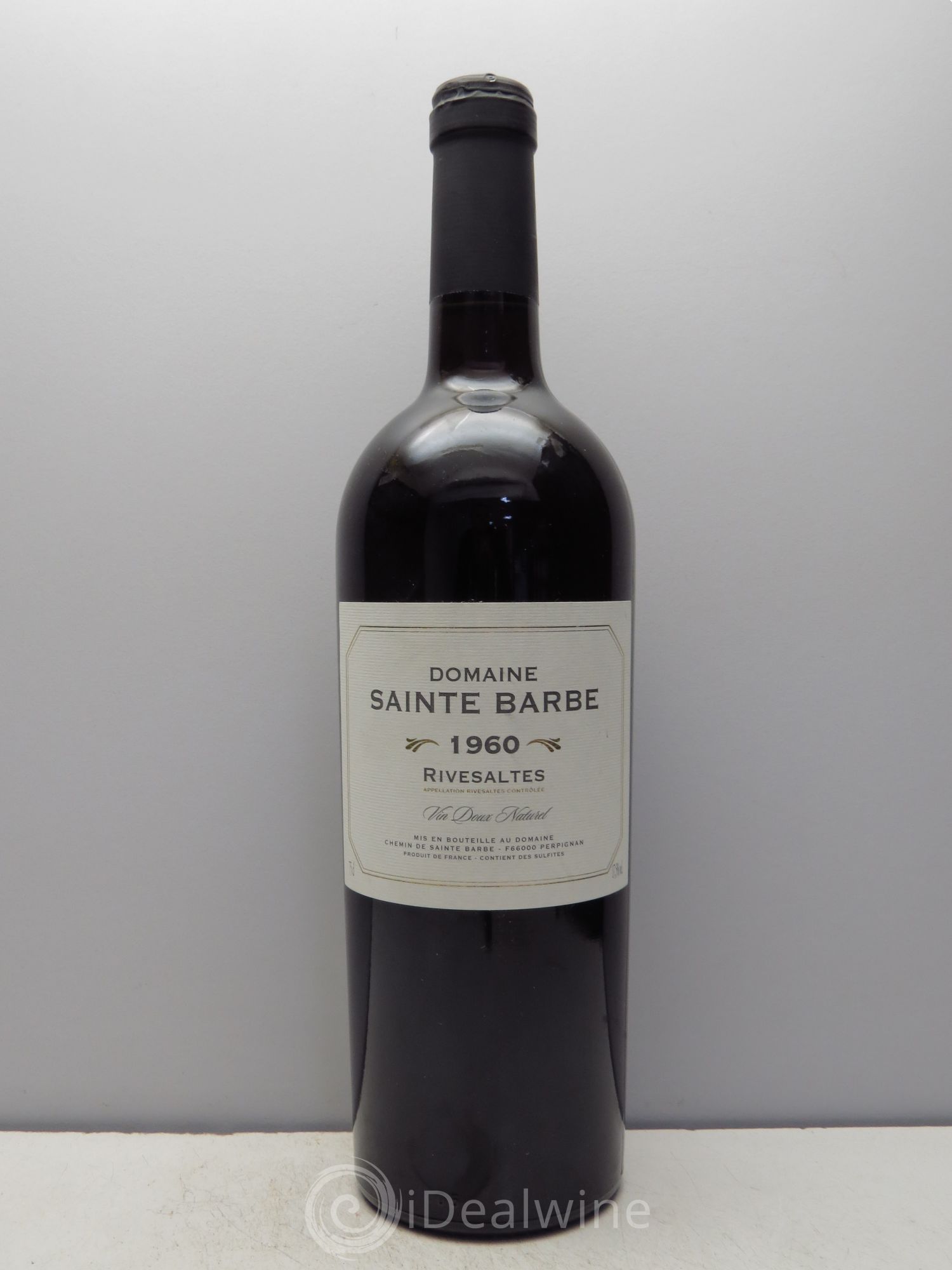 Rivesaltes Sainte Barbe (Domaine) (sans prix de réserve / no reserve) 1960 - Posten von 1 Flasche - 0